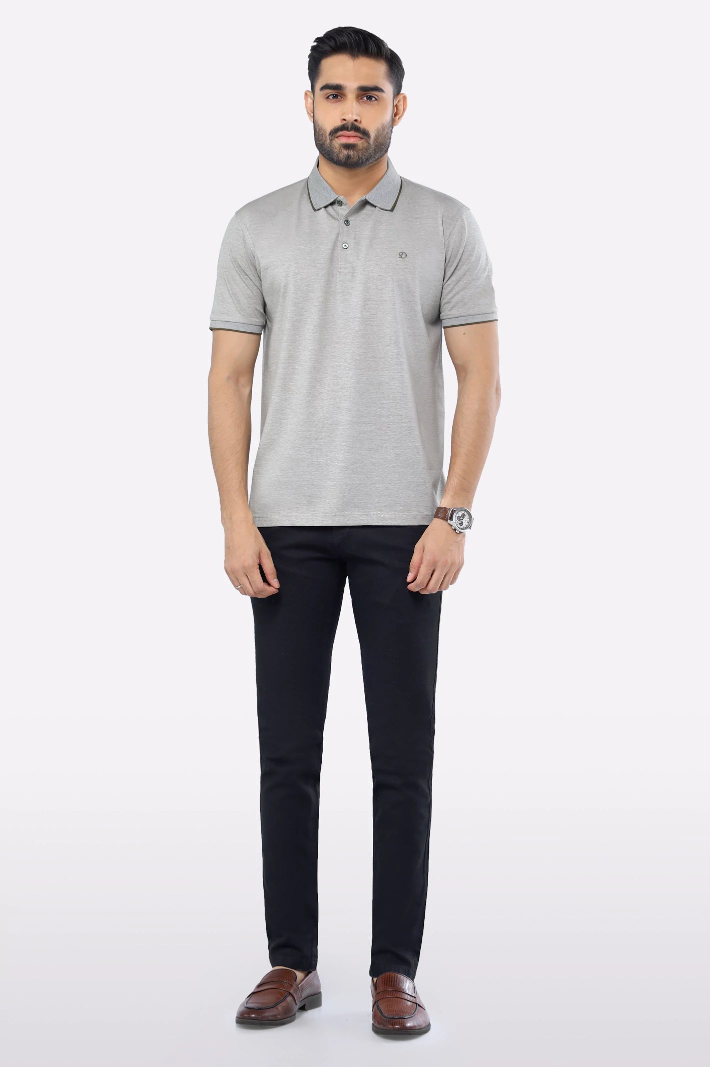 Olive Dry Fit Polo - Image 2