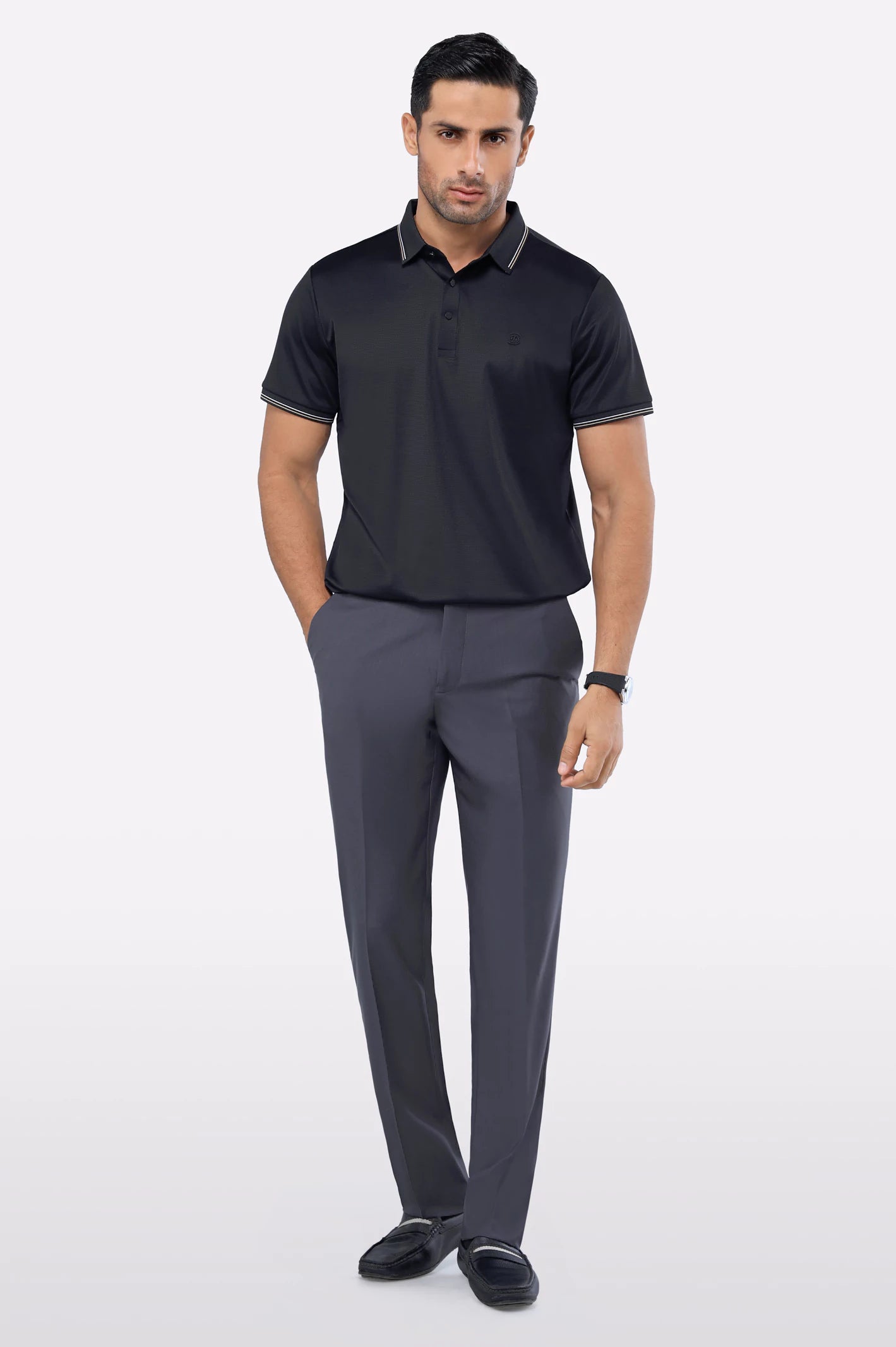 Black Dry Fit Polo - Image 2