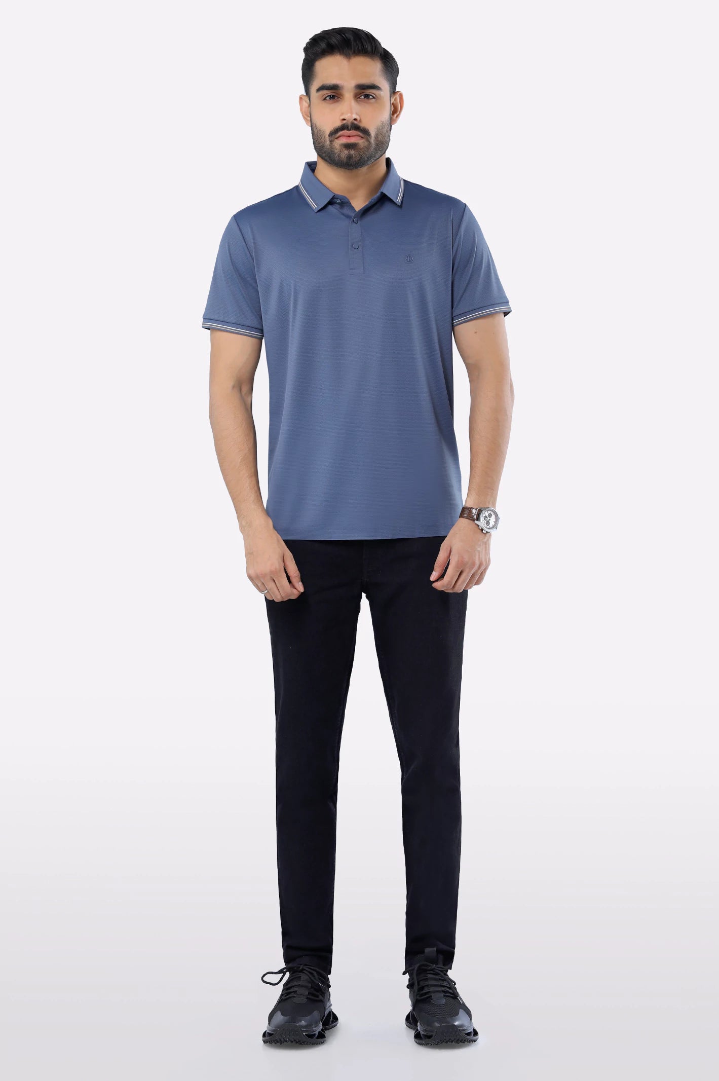 Blue Dry Fit Polo - Image 2