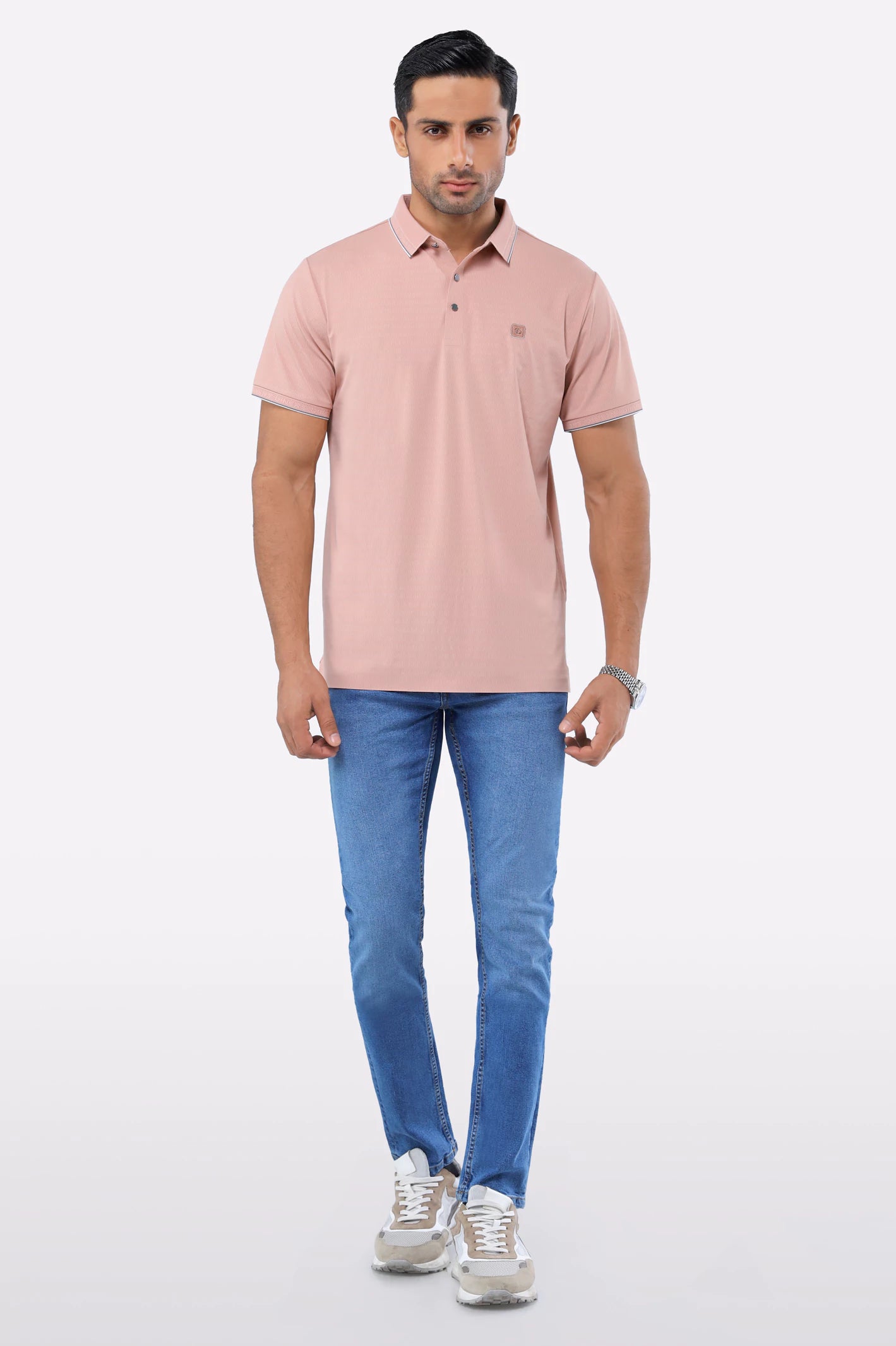 Pink Dry Fit Polo - Image 2