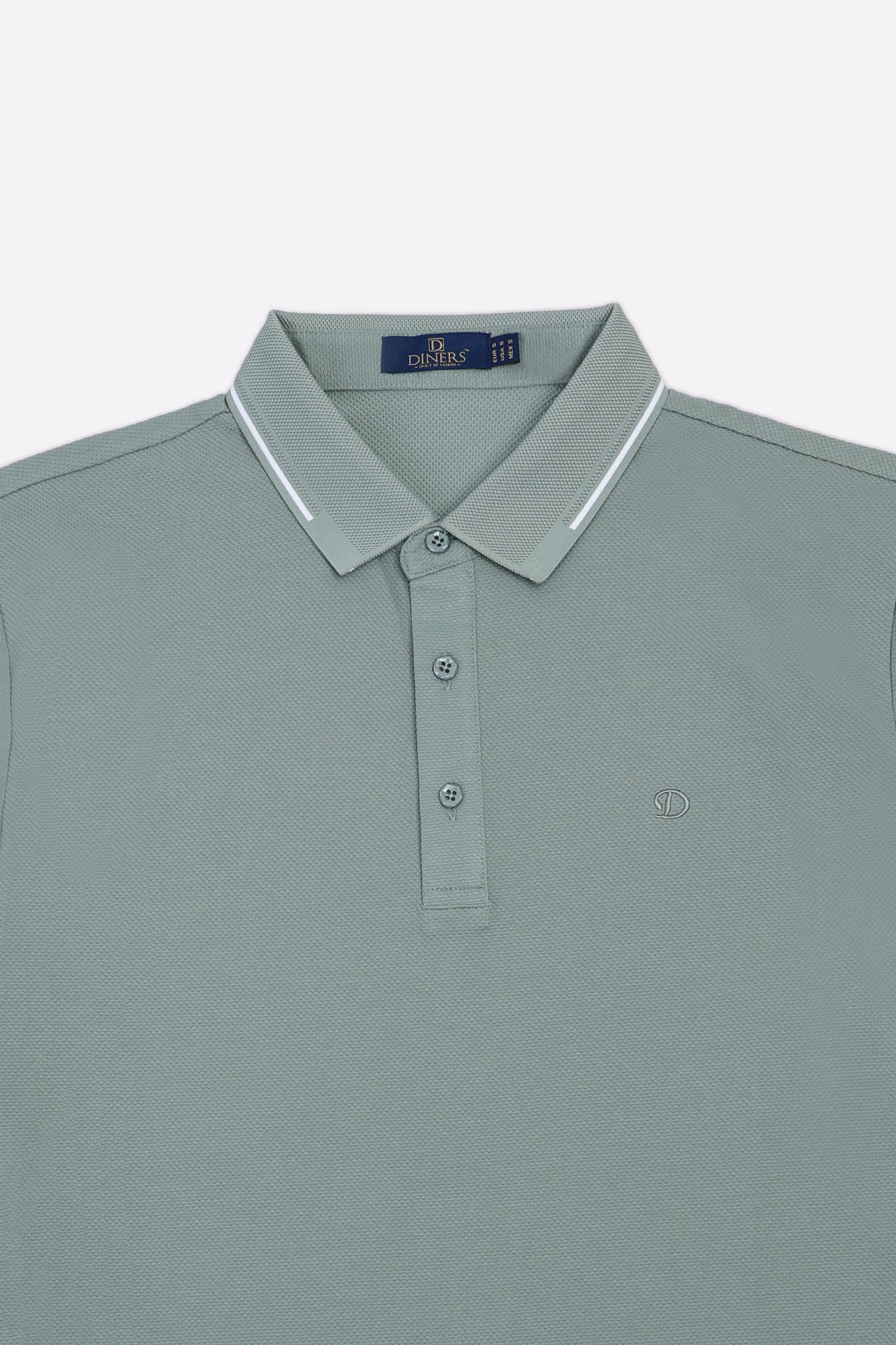 Light Green Basic Mercerized Polo - Image 5