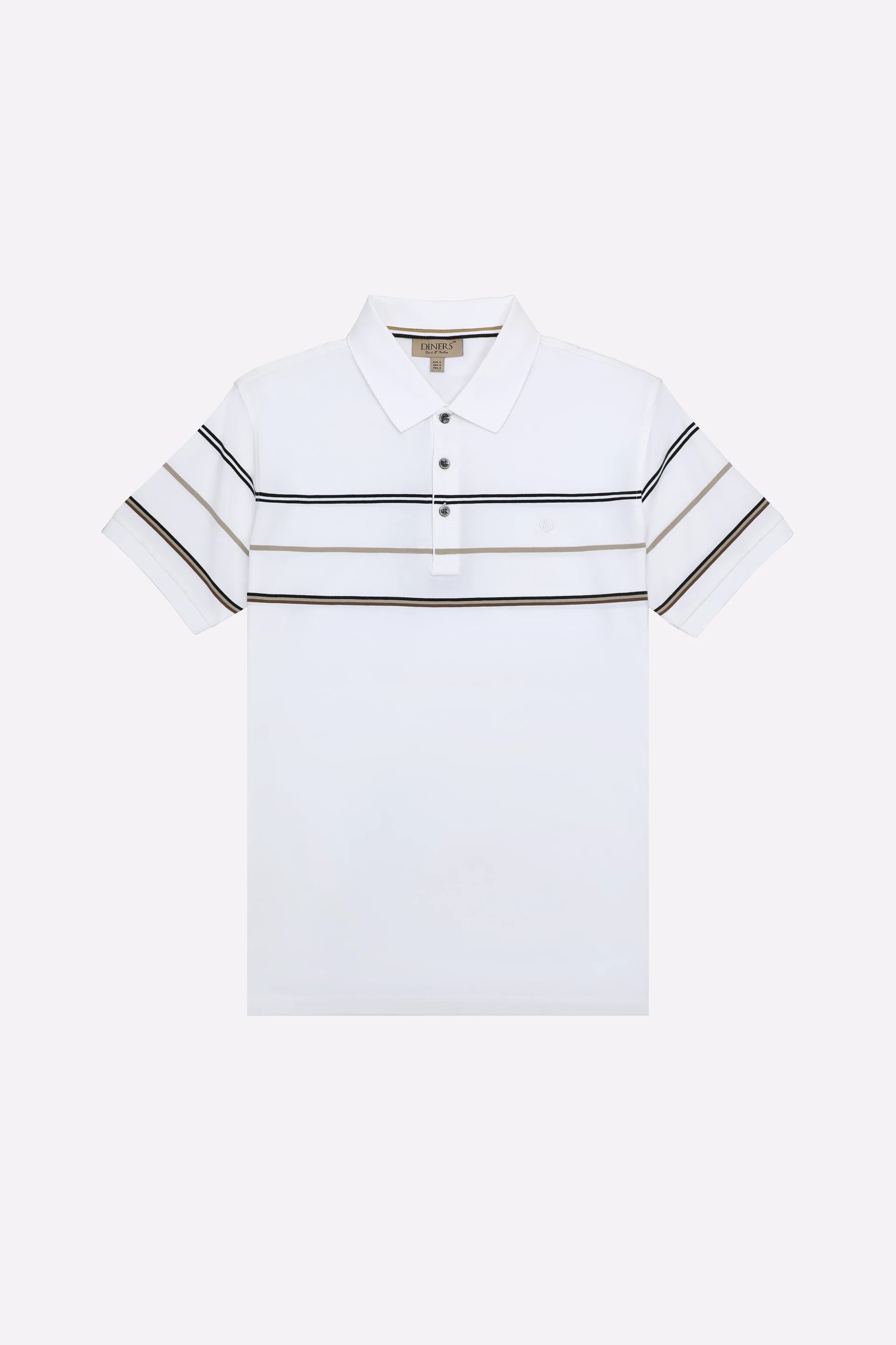 White Yarn Dyed Polo - Image 6