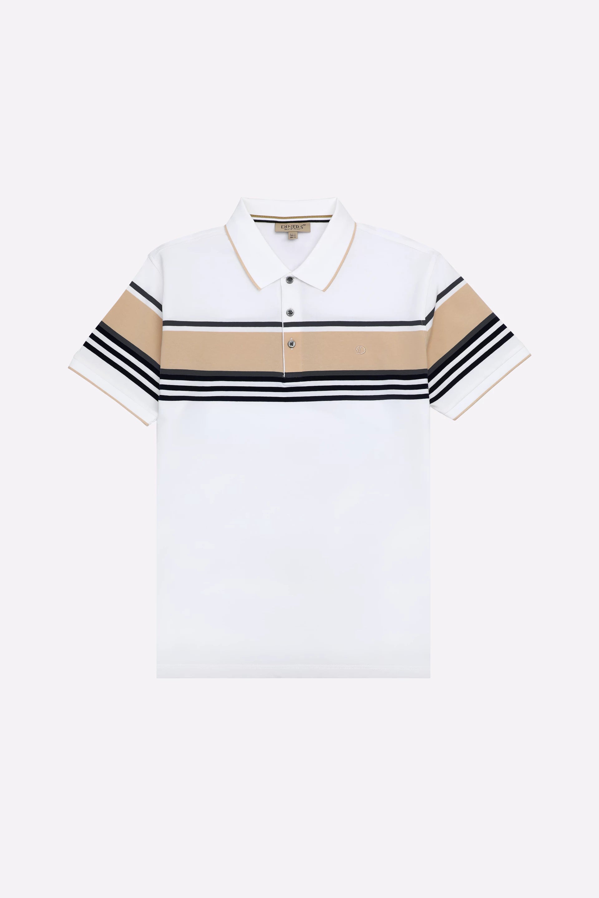 White Yarn Dyed Polo - Image 6