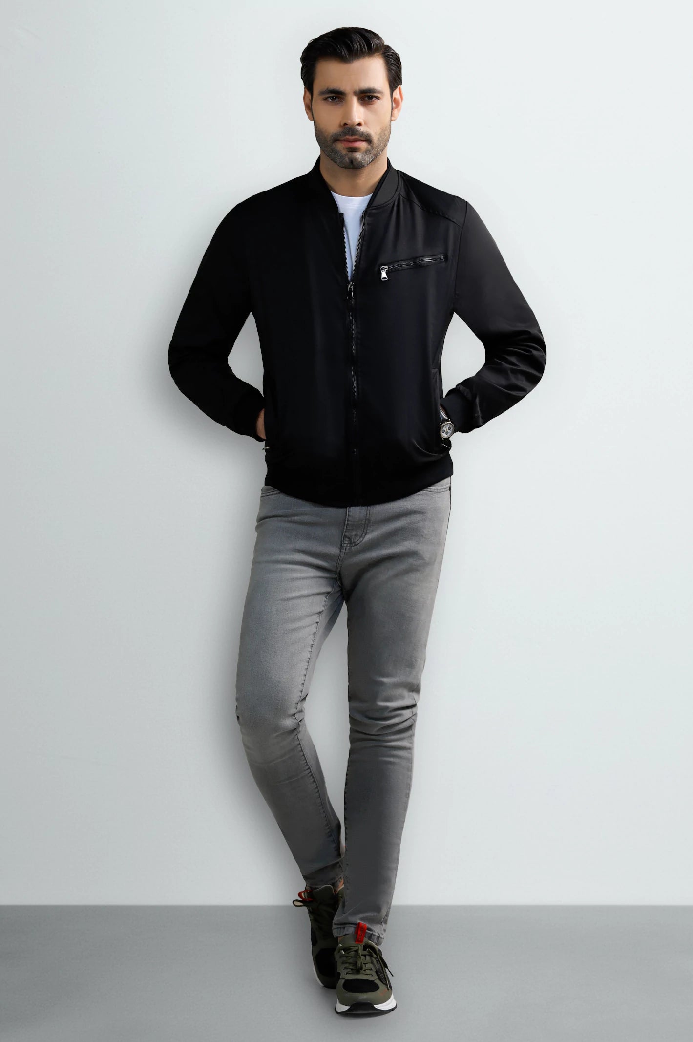 Black Men's Jacket - Image 2