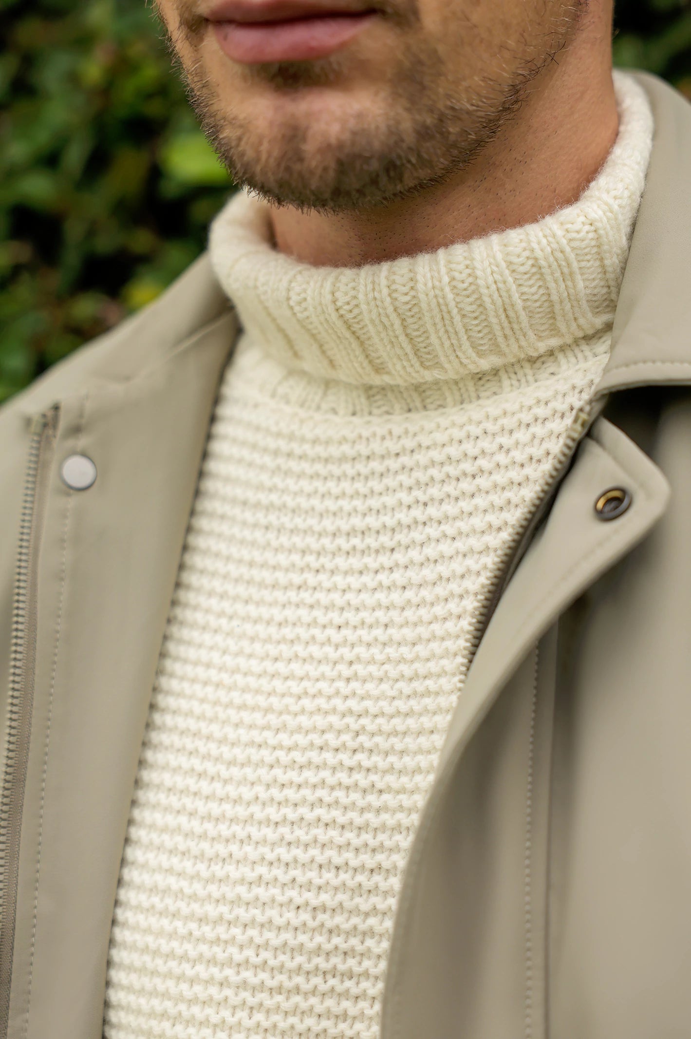 Men's Fawn Harrington Jacket - Image 4