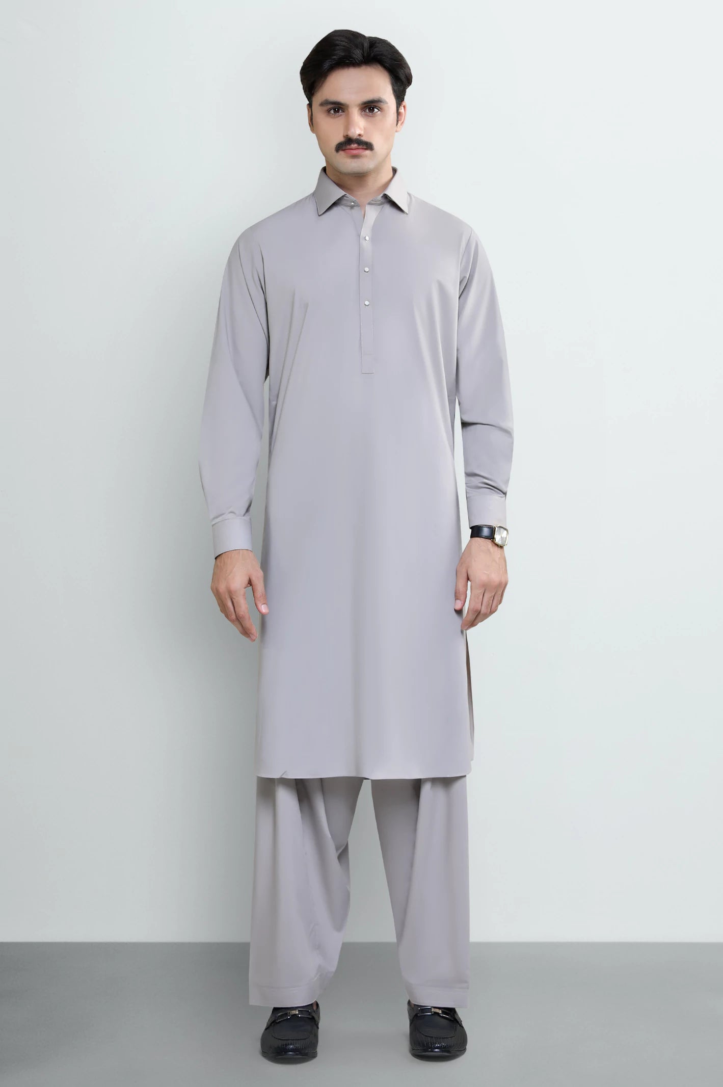 Beige Wash Wear Shalwar Kameez - Image 2