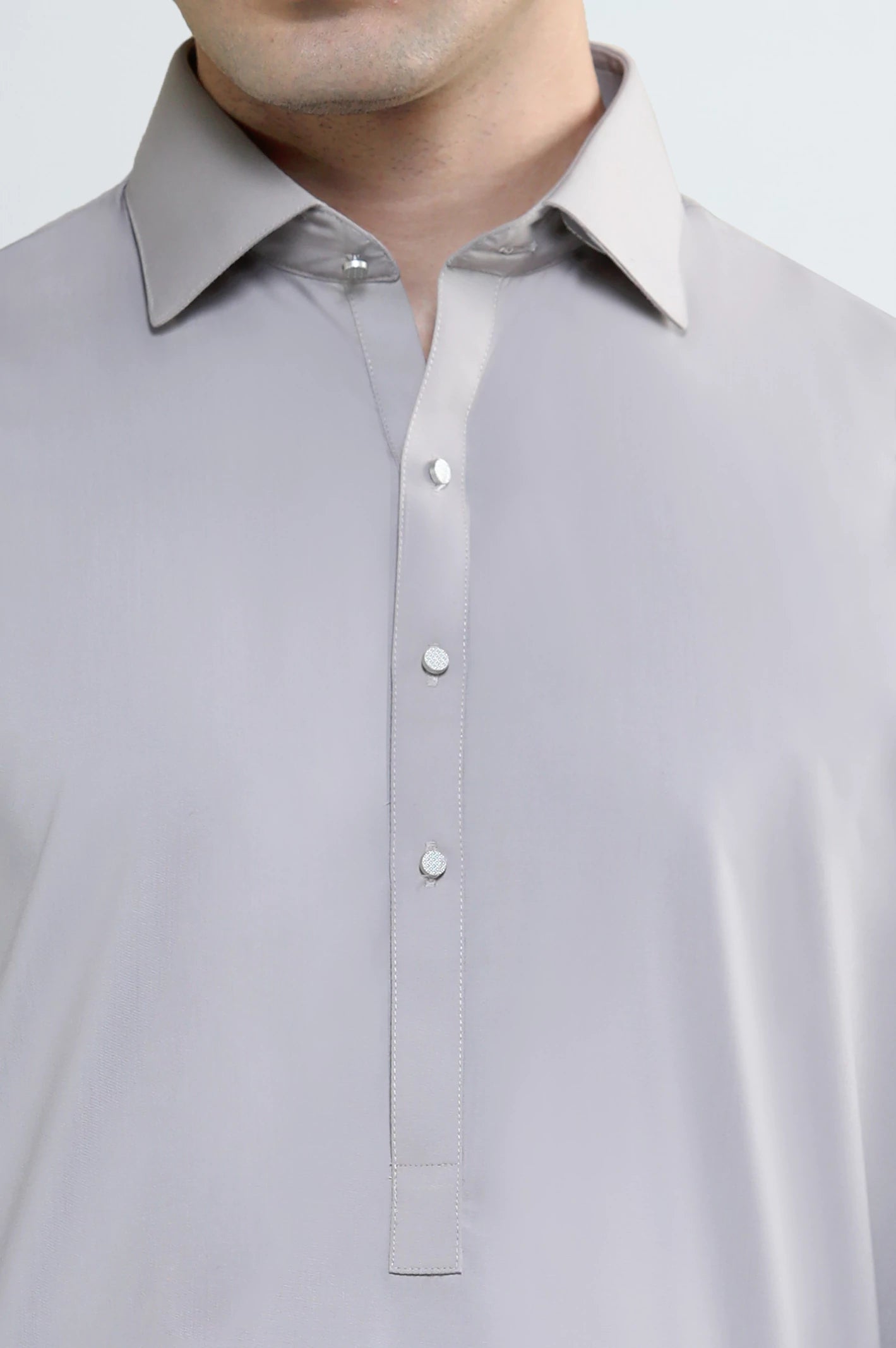 Beige Wash Wear Shalwar Kameez - Image 3