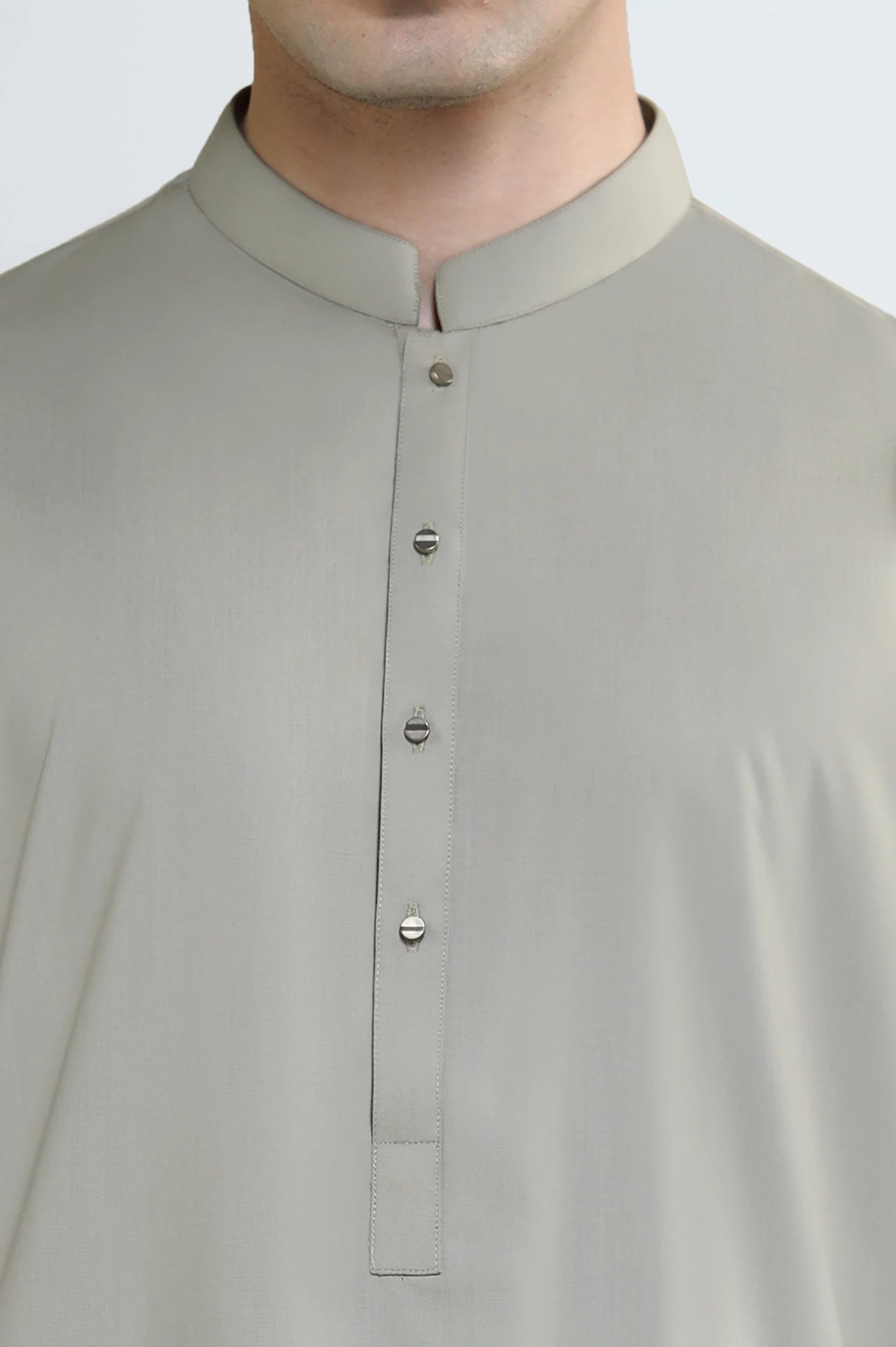 Beige Wash & Wear Shalwar Kameez - Image 3
