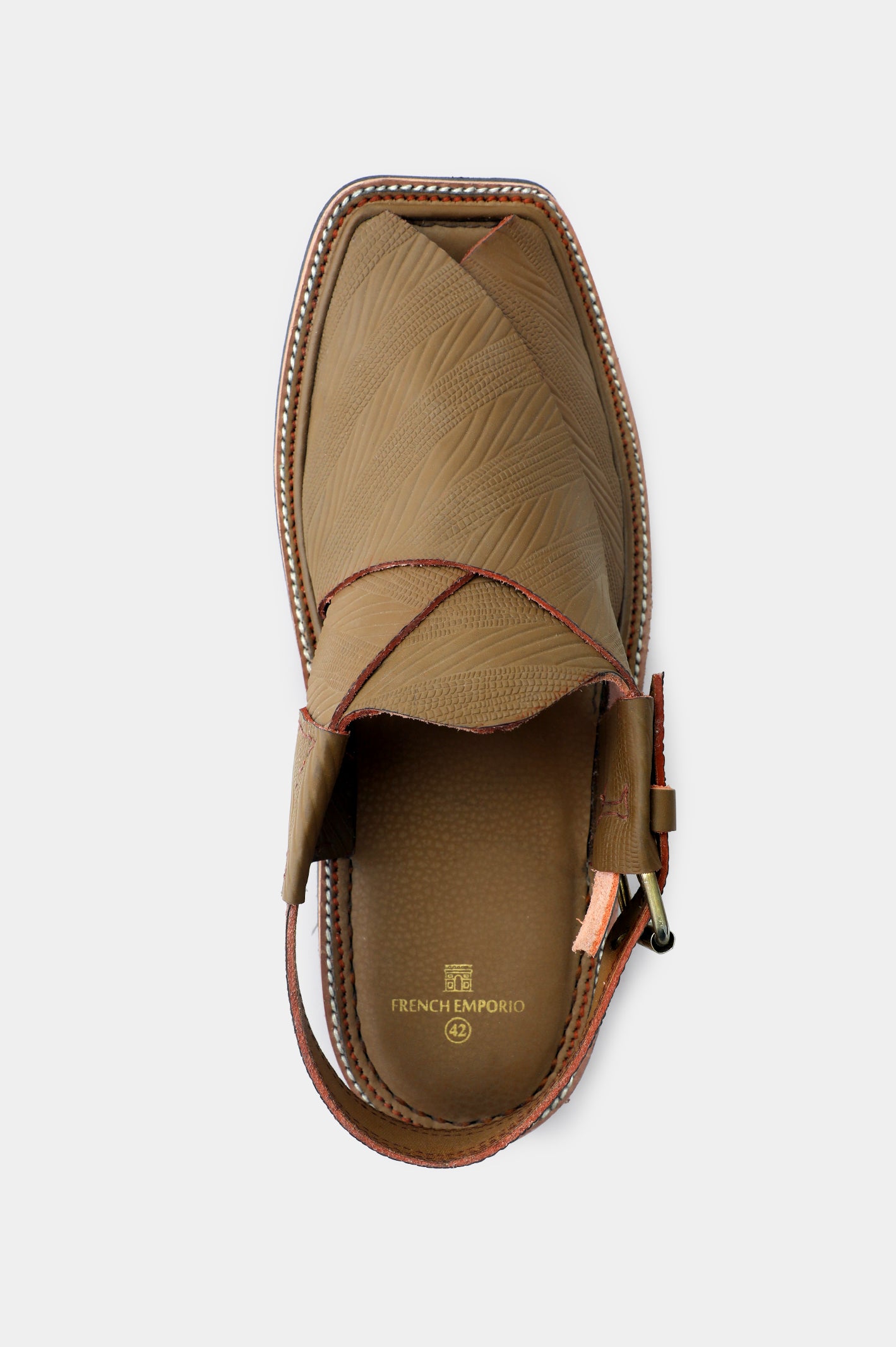 Men's Beige Sandal - Image 3