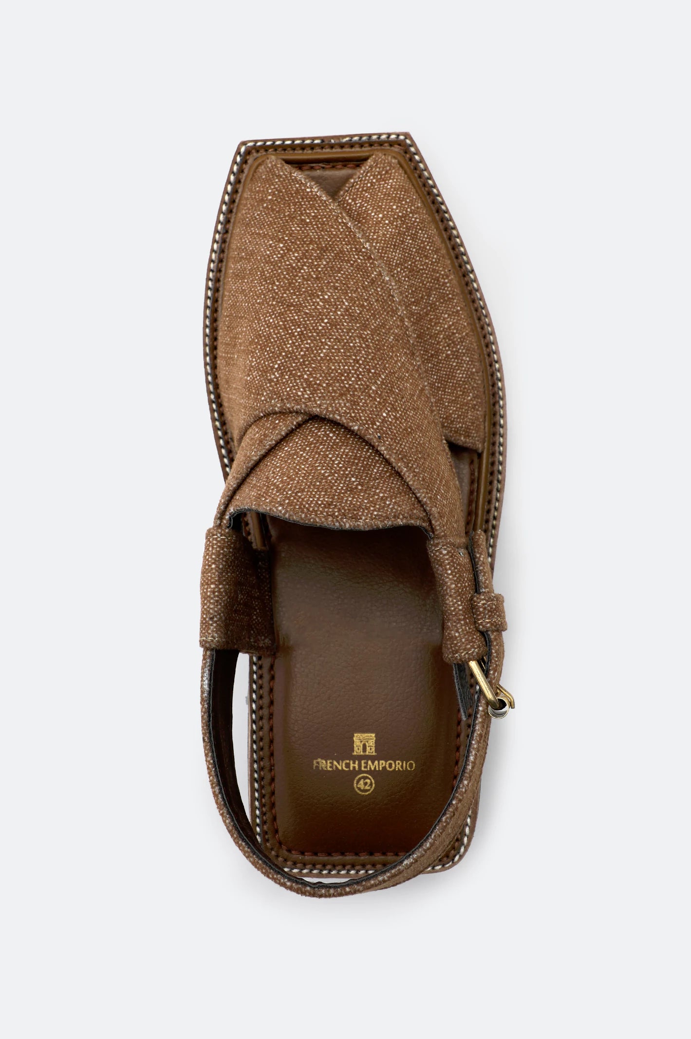 Brown French Emporio Sandal - Image 3