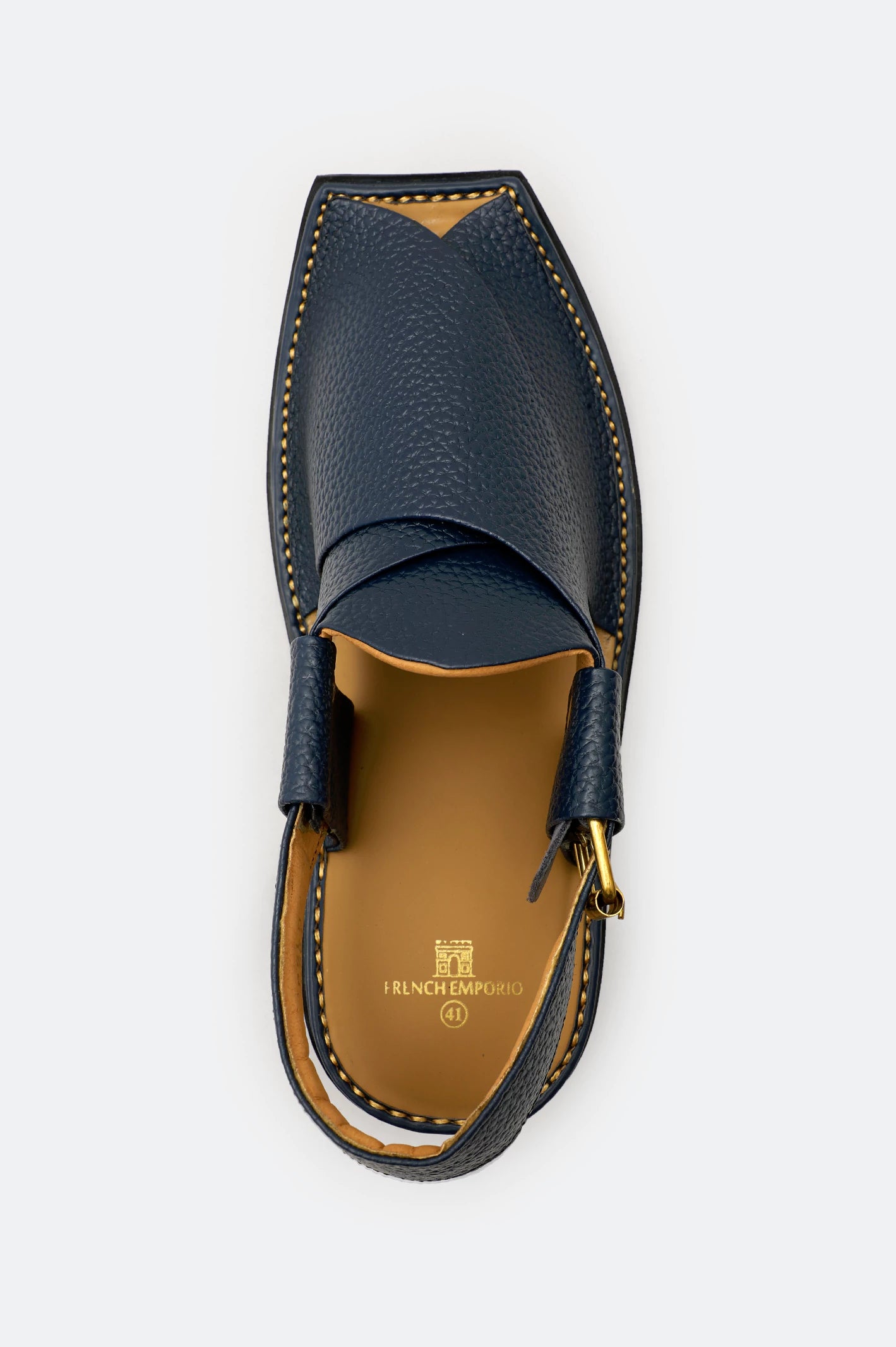 Navy Casual Peshawari Sandal - Image 3