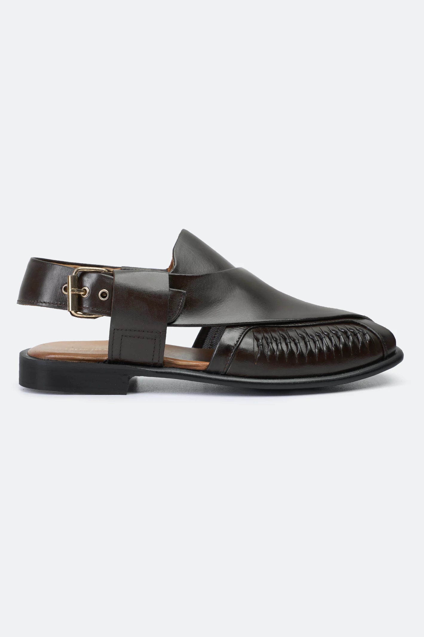 Brown Casual Peshawari Sandal - Image 2