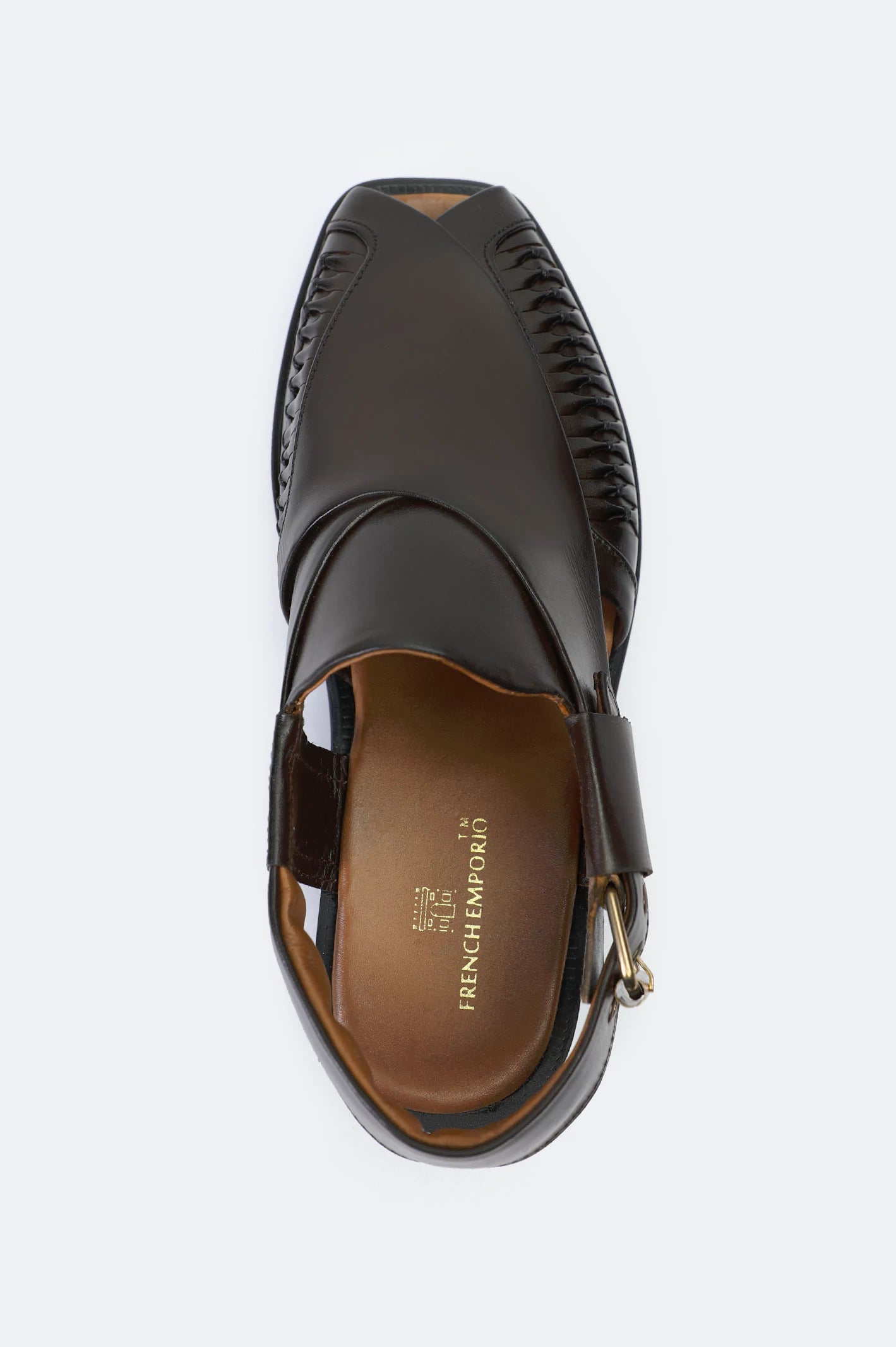 Brown Casual Peshawari Sandal - Image 3