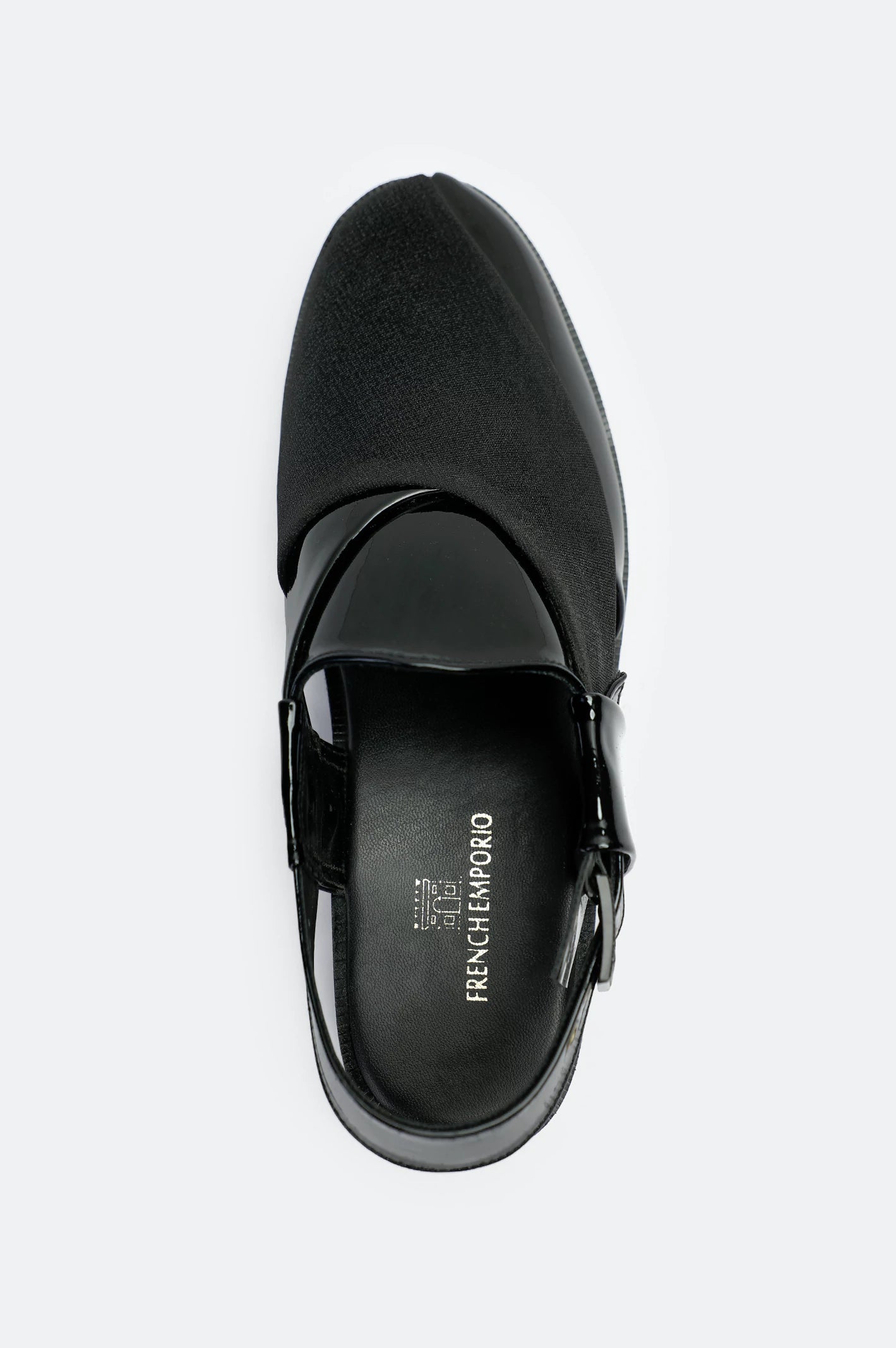 Black Casual Peshawari Sandal - Image 3