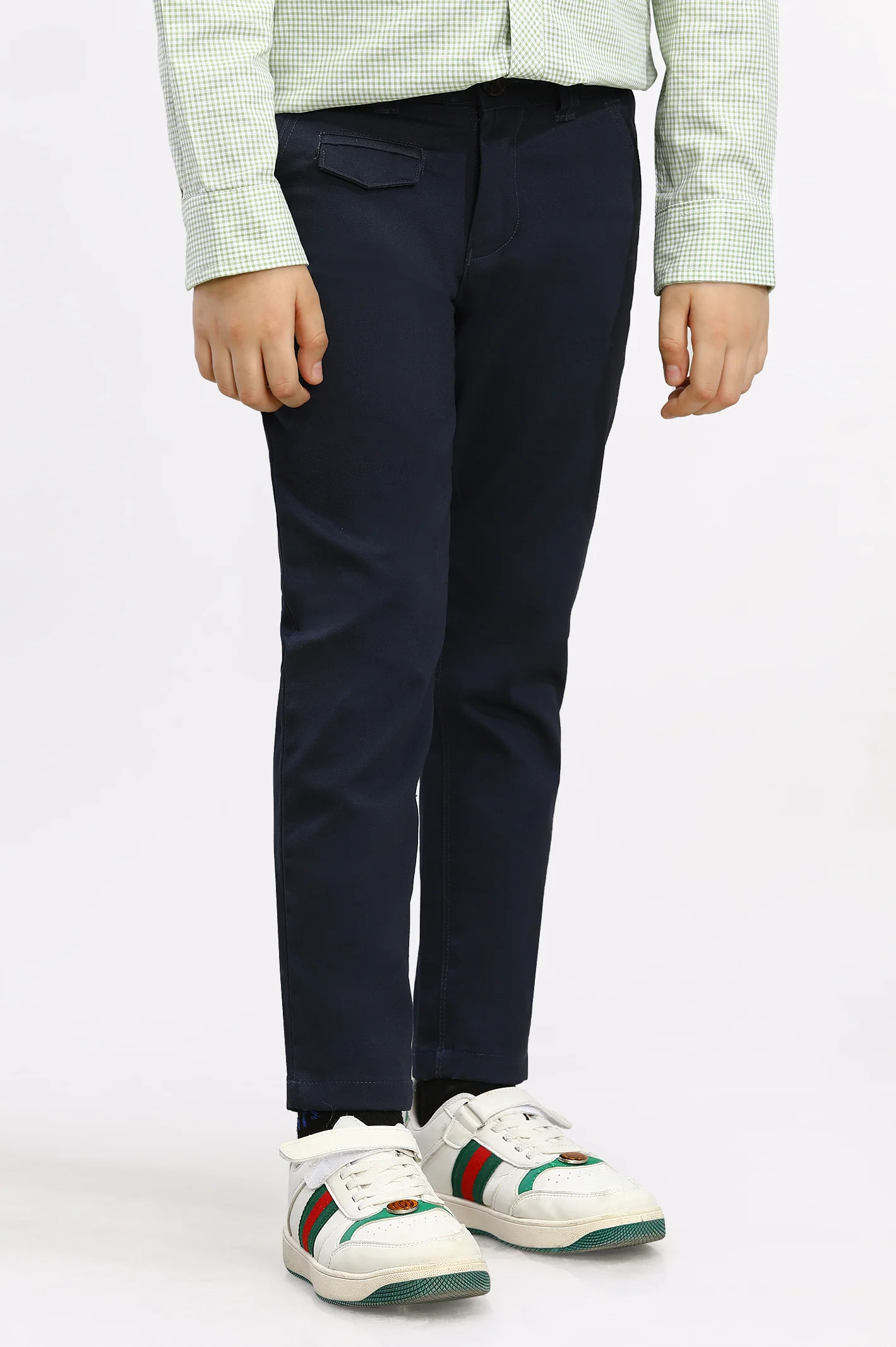 Navy Blue Slim Fit Chino Trouser