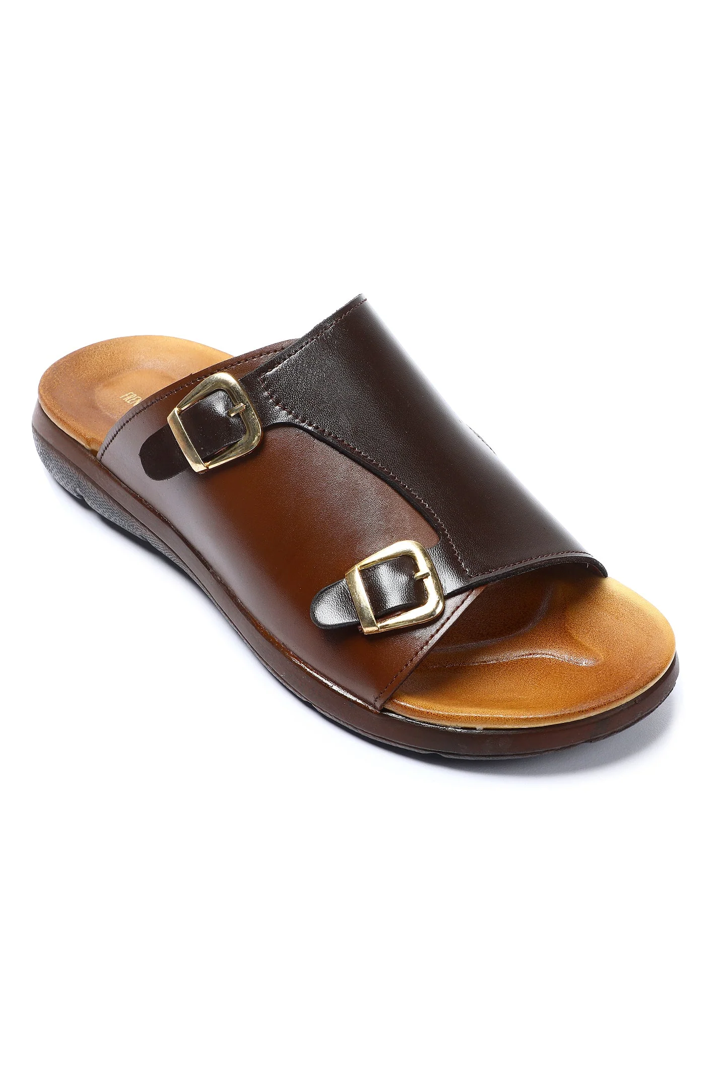 Slippers For Men SKU: SLP-0074-BROWN