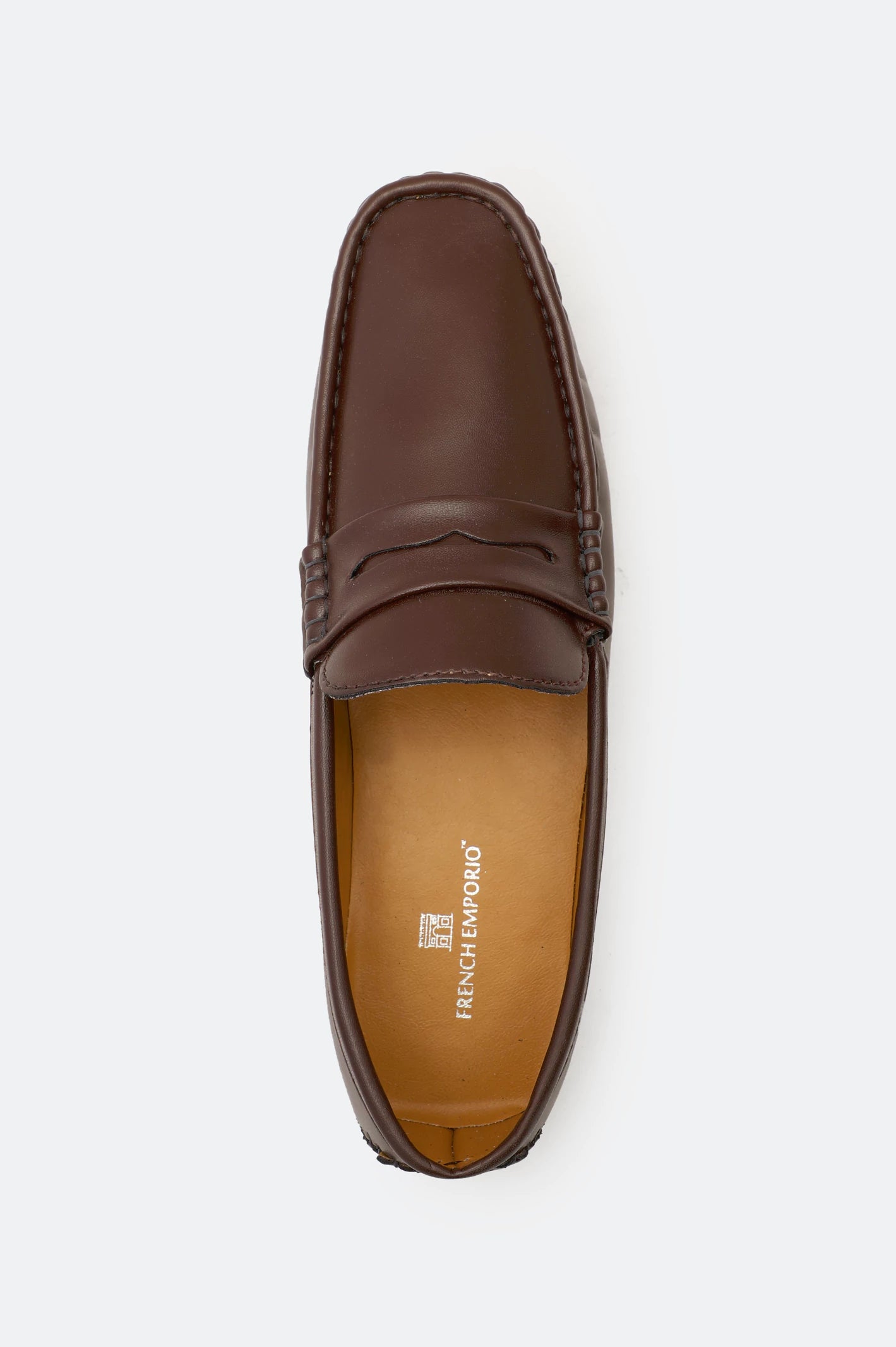 Brown Men Casual Mocassins Shoes - Image 3