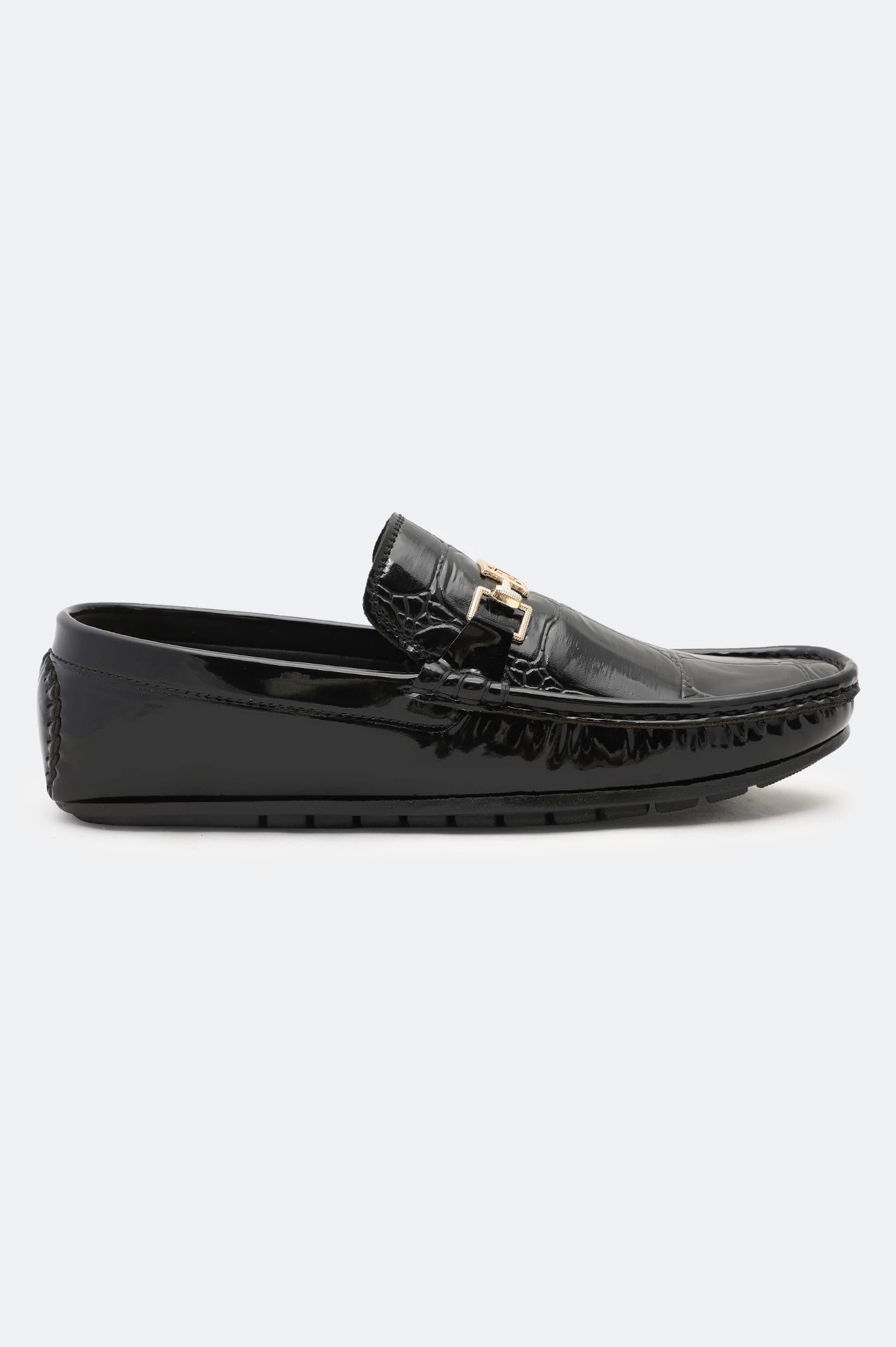 Black Men Casual Mocassins Shoes - Image 2