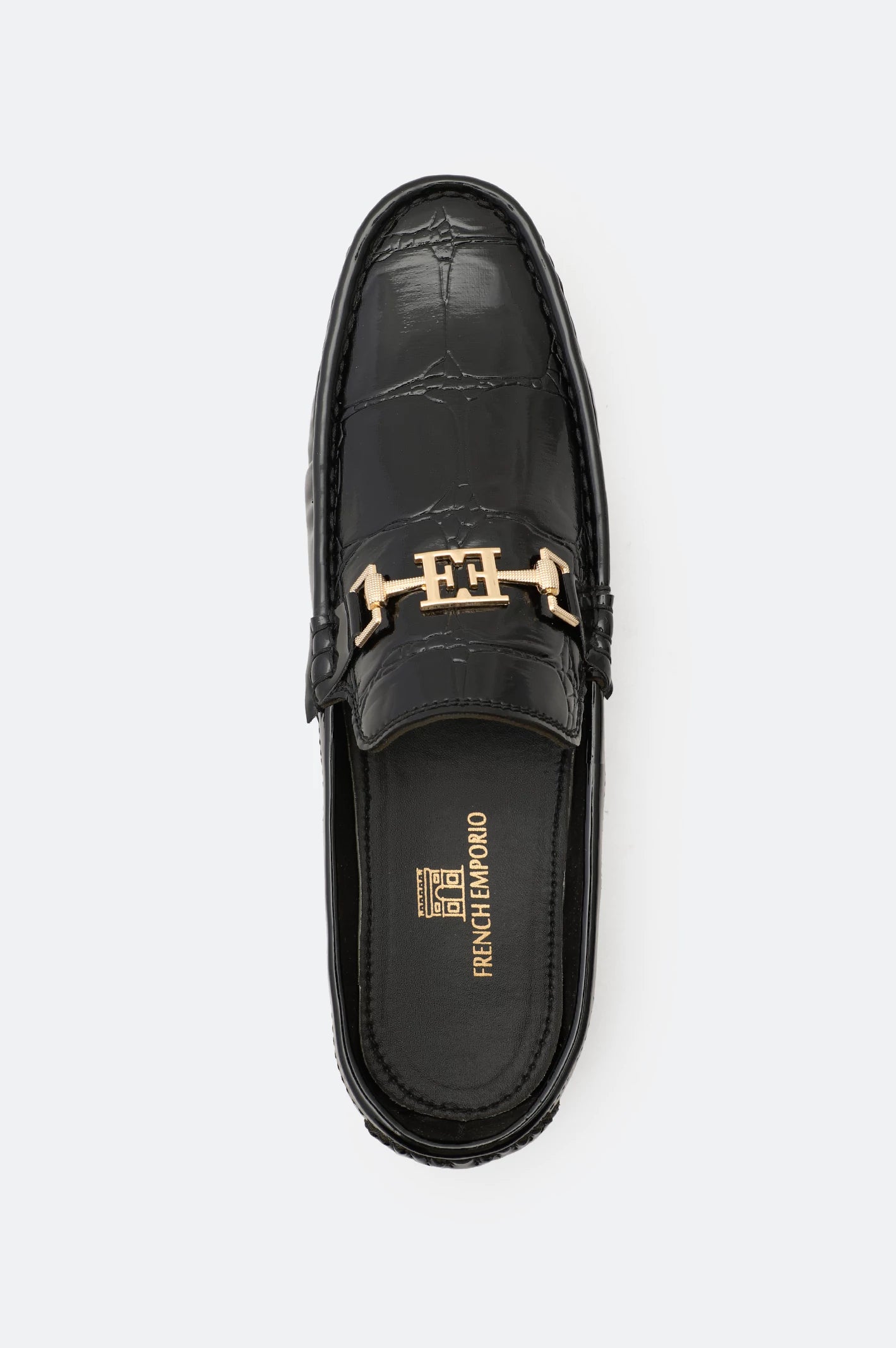 Black Men Casual Mocassins Shoes - Image 3