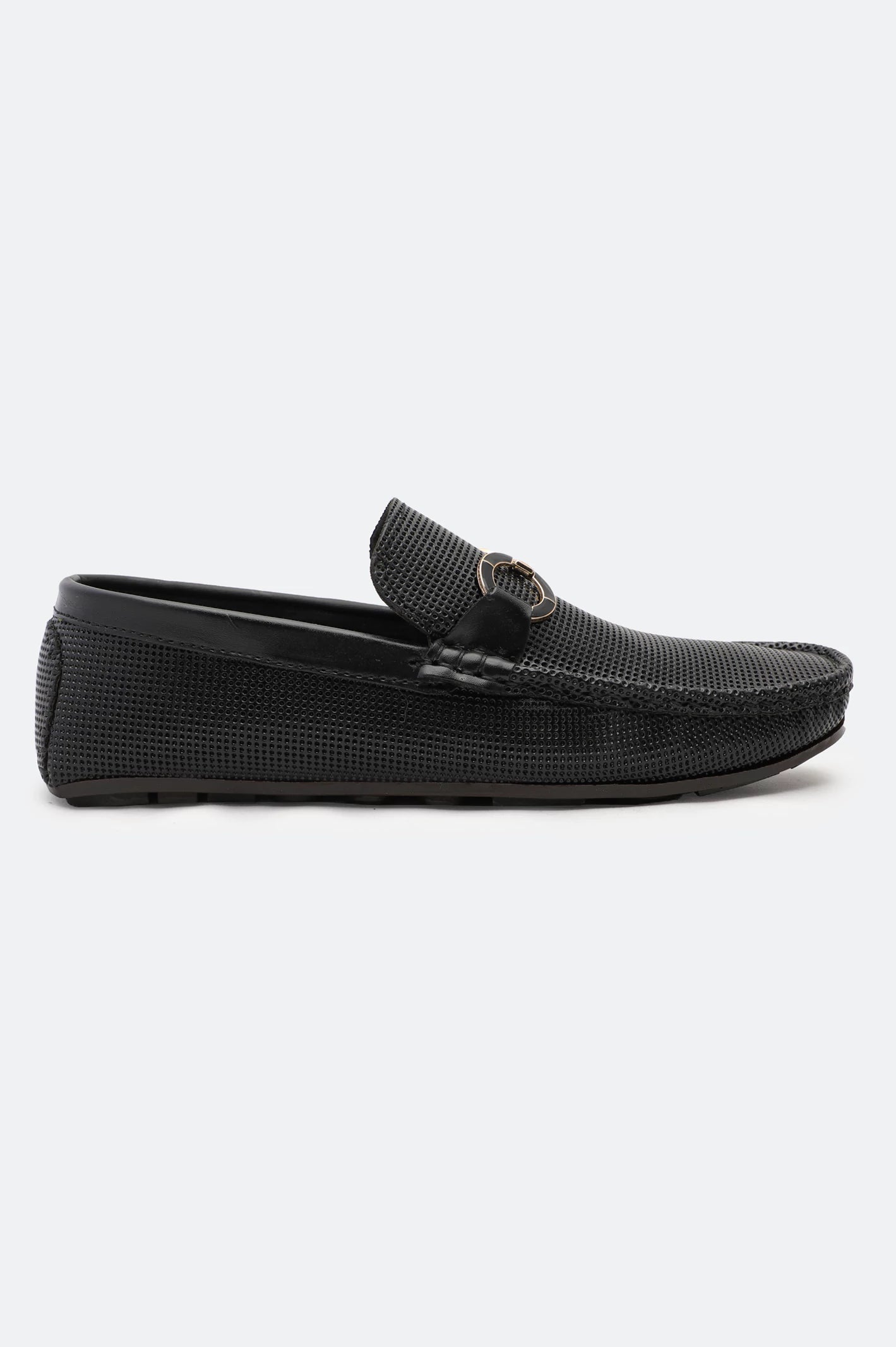 Black Men Casual Moccassins Shoes - Image 2