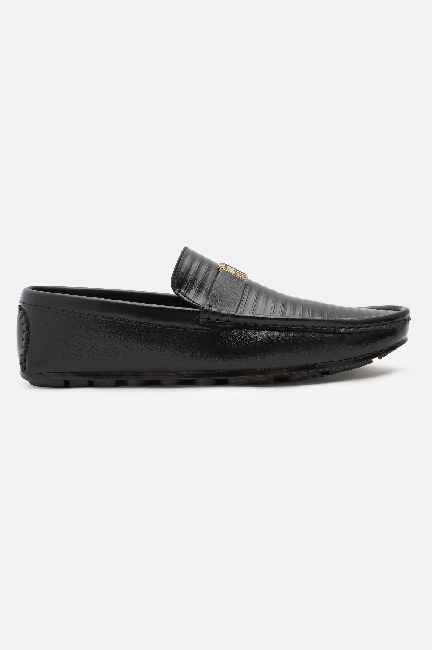 Black Men Casual Moccassins Shoes - Image 2
