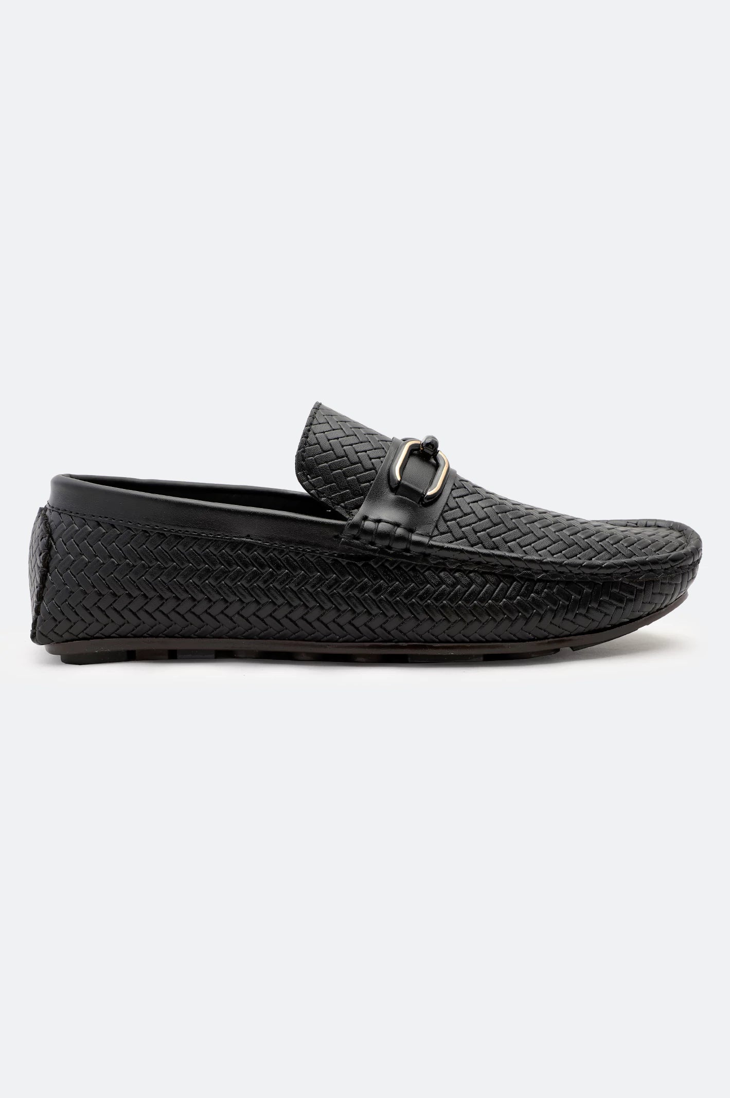 Black Men Casual Mocassins Shoes - Image 2