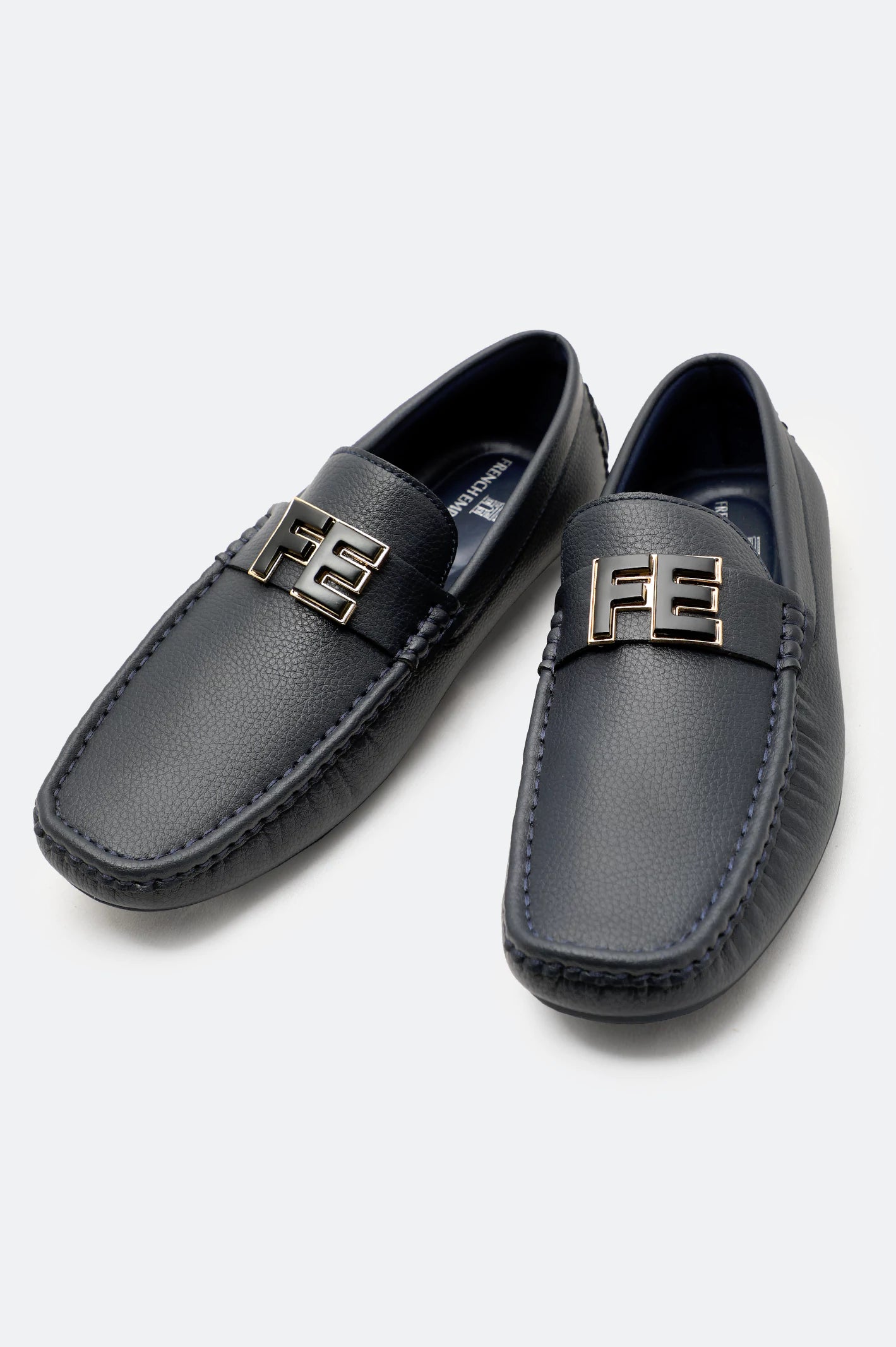 Navy Casual Moccassins Shoes - Image 5