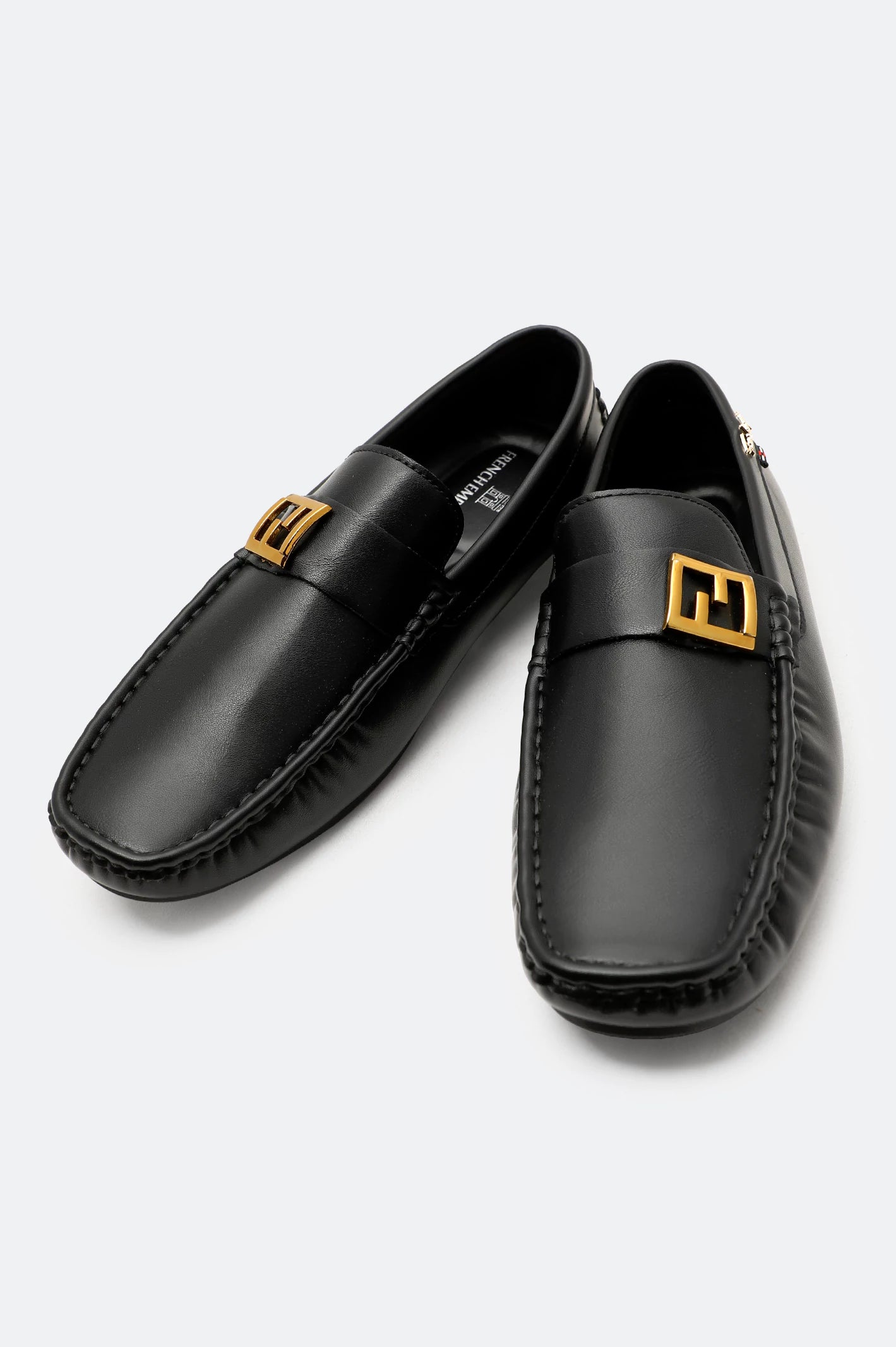 Black Casual Moccassins Shoes - Image 5