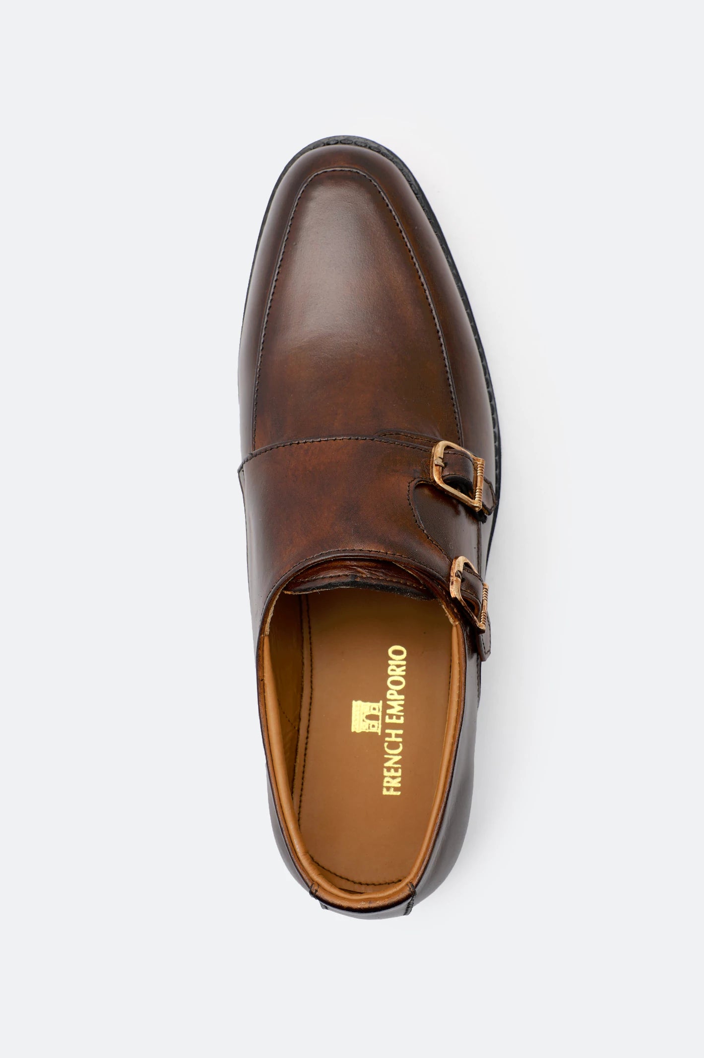 Brown Monk Formal Shoes - Image 3