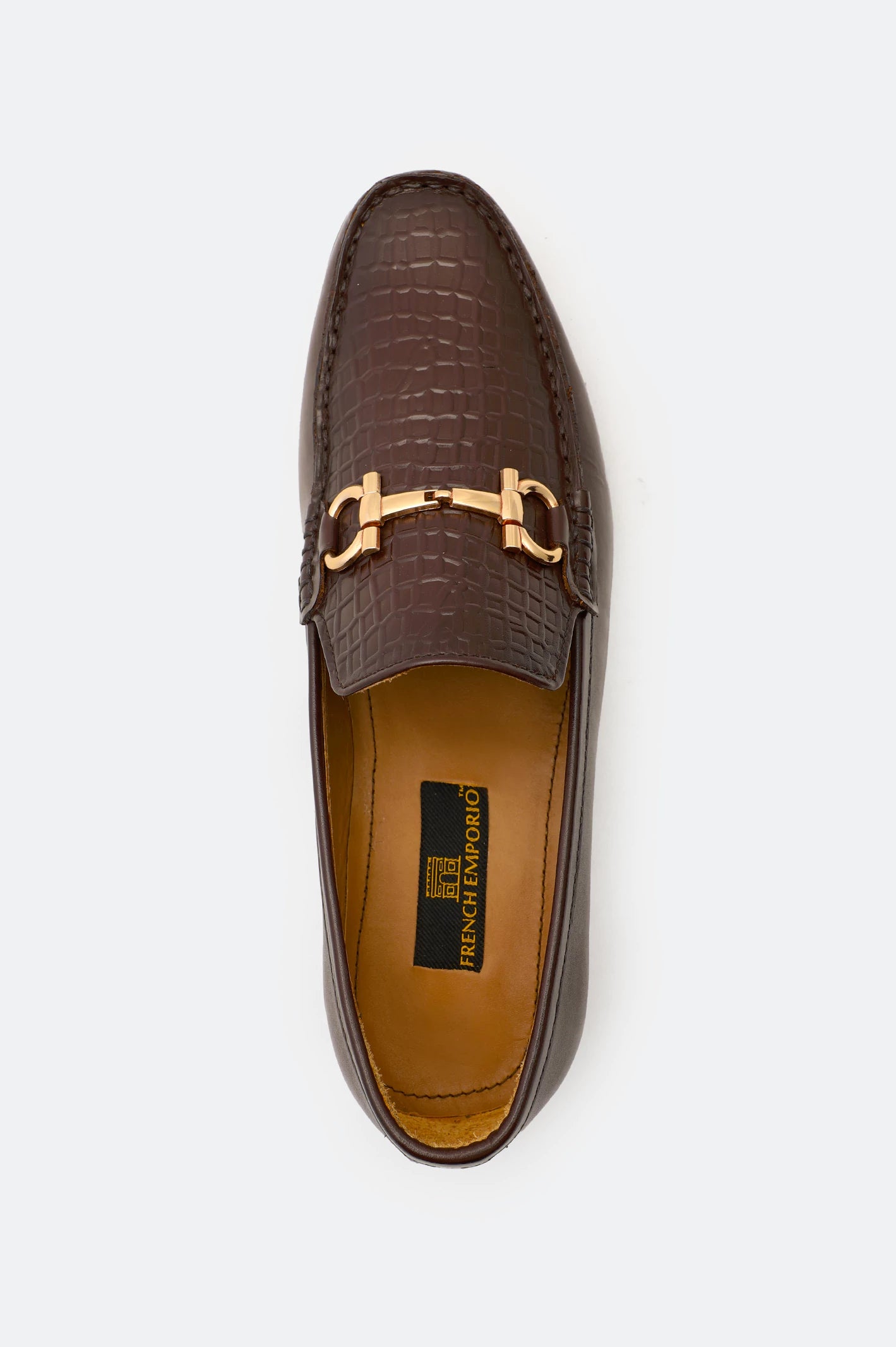 Brown Formal Moccasins Shoes - Image 3