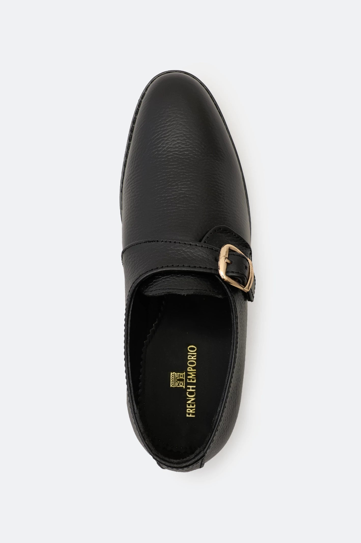 Black Formal Monk Shoes - Image 3