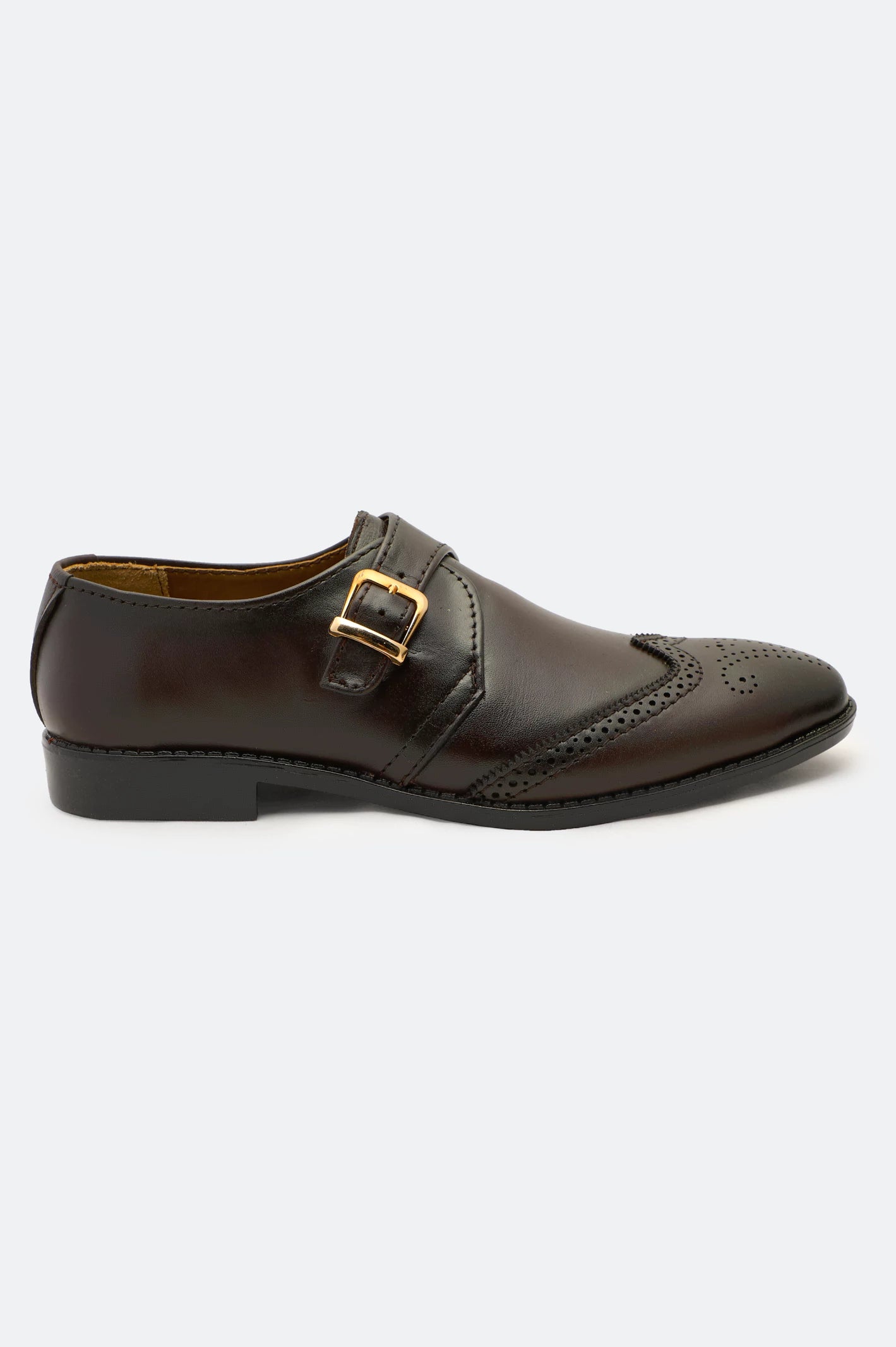 Brown Monk Formal Shoes - Image 2