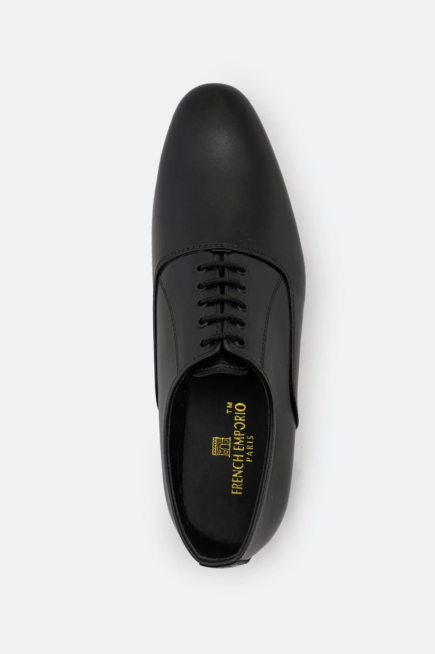 Black Oxford Lace Up Formal Shoes - Image 3