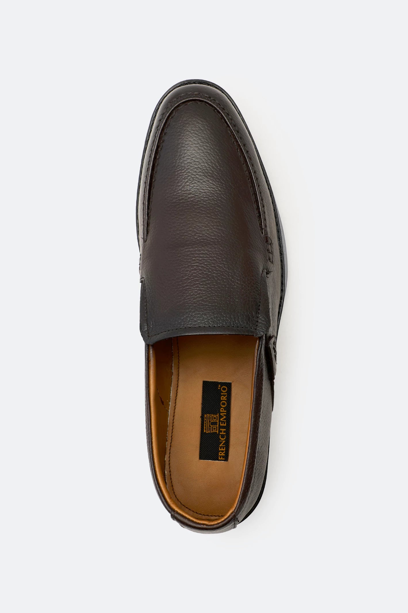 Brown Formal Moccasins Shoes - Image 3