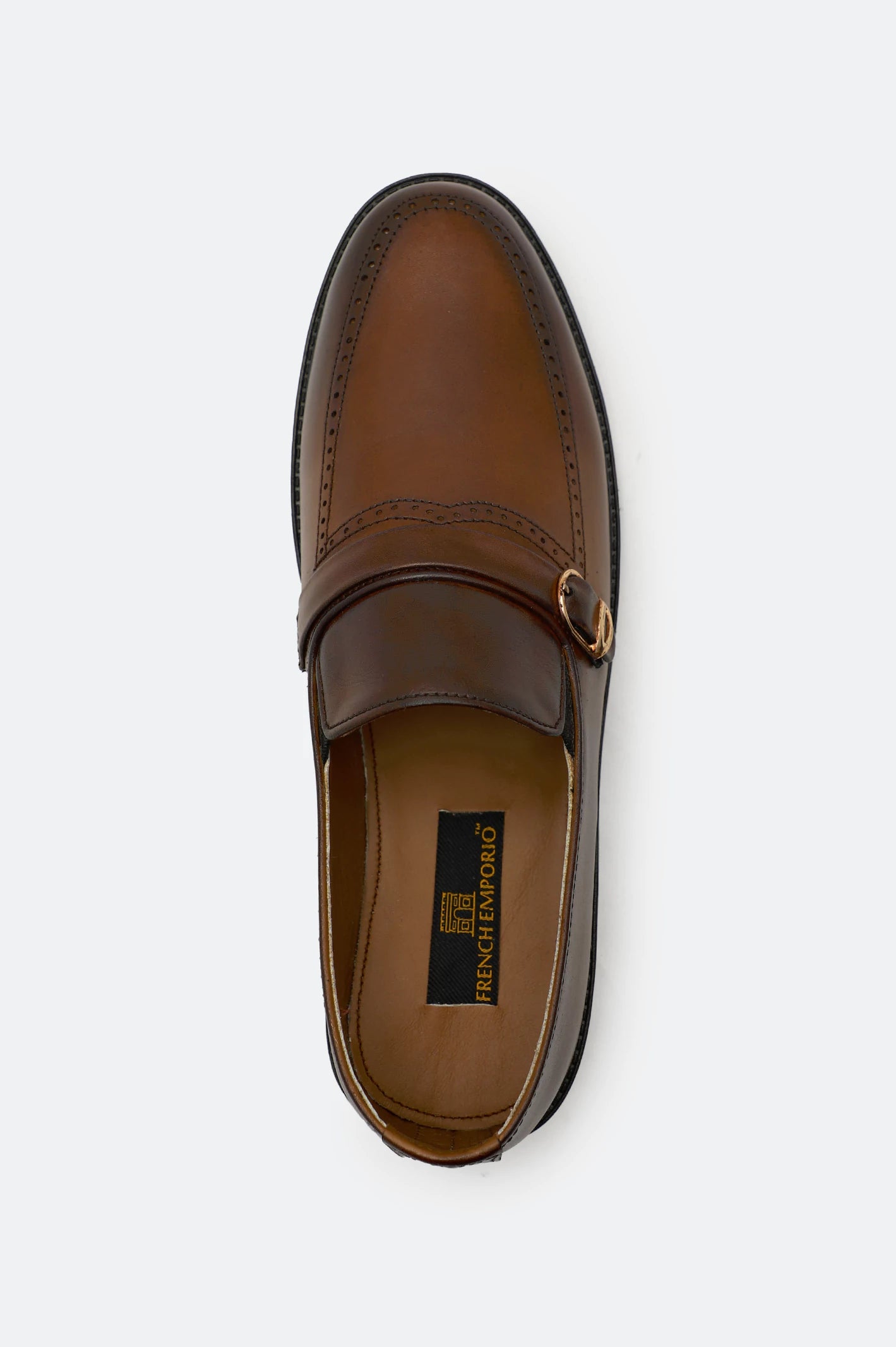 Brown Formal Moccasins Shoes - Image 3