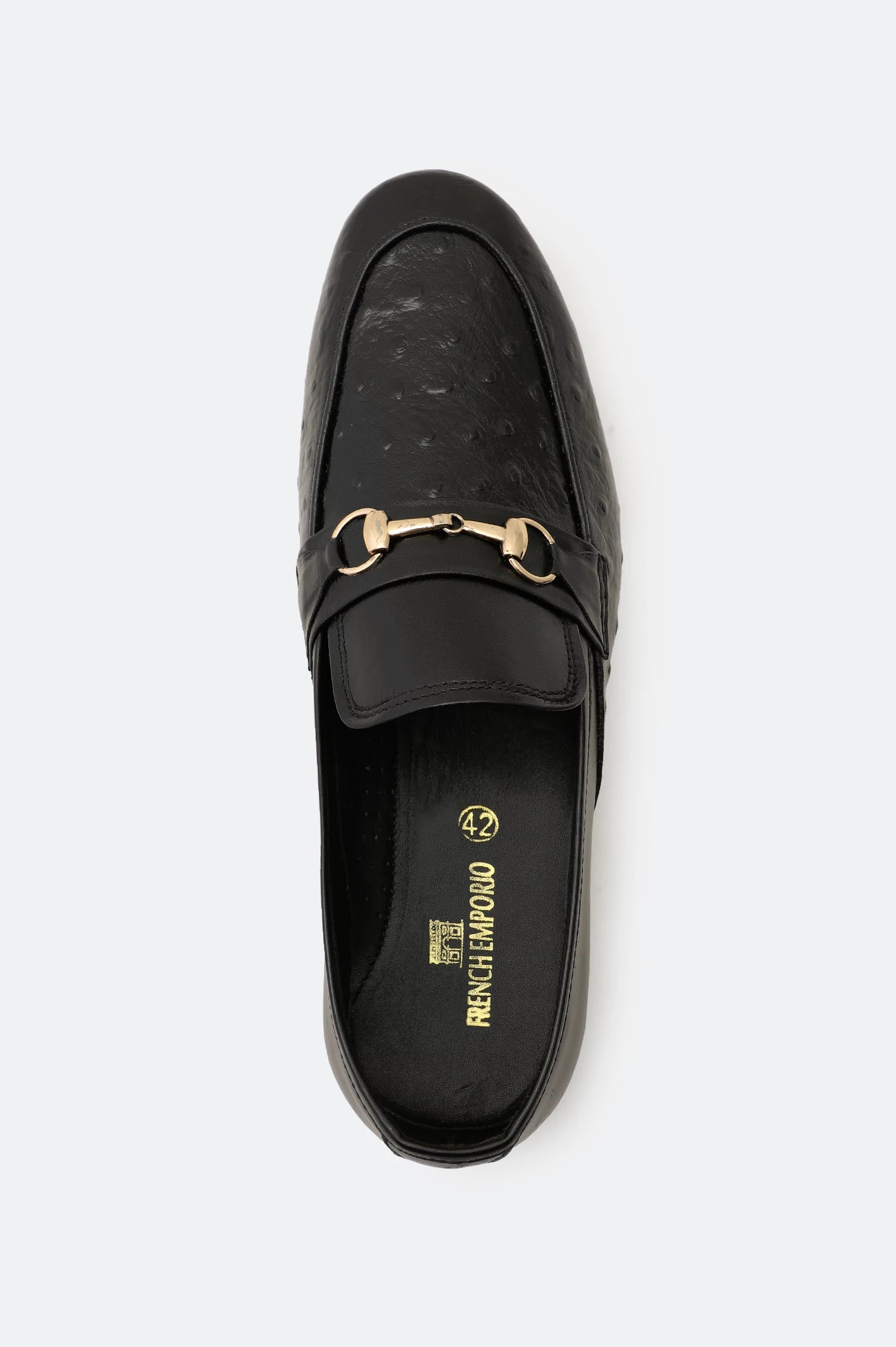 Black Moccasins Formal Shoes - Image 3