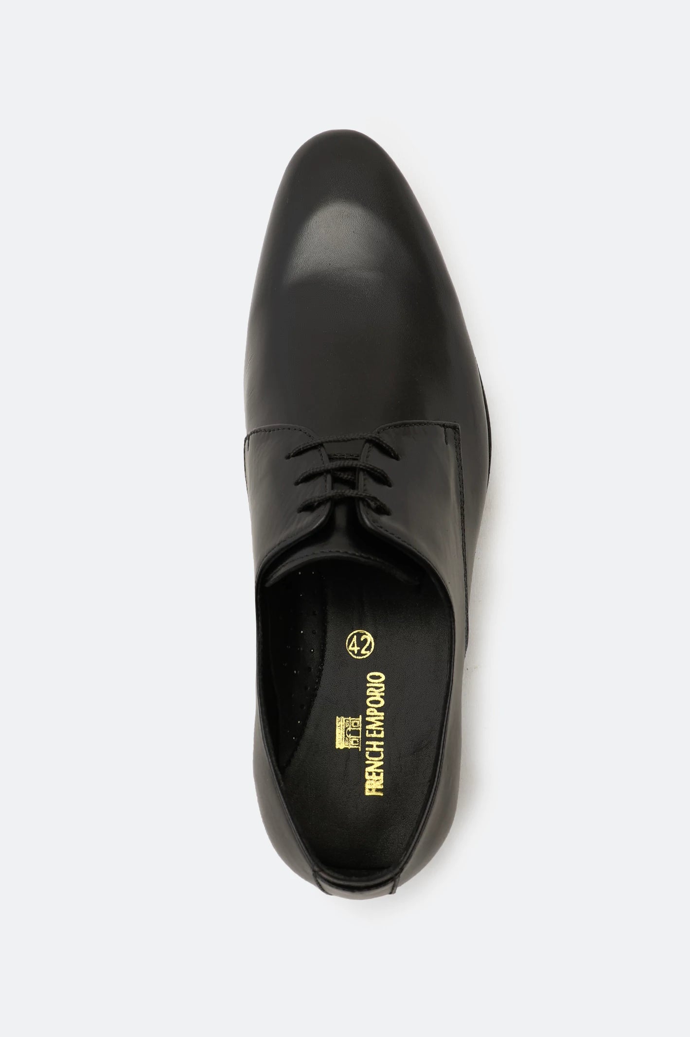 Black Derby Formal Shoes - Image 3