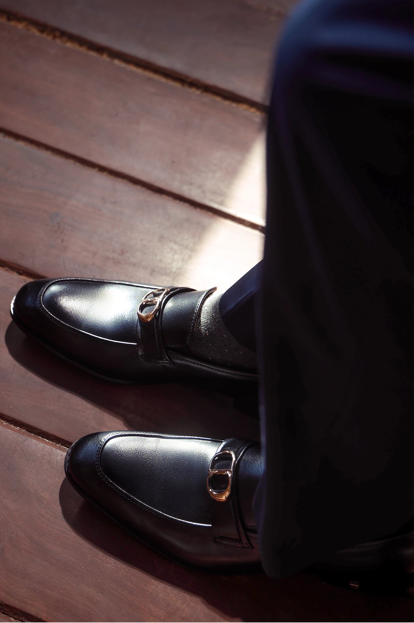 Black Formal Moccassins Shoes - Image 3