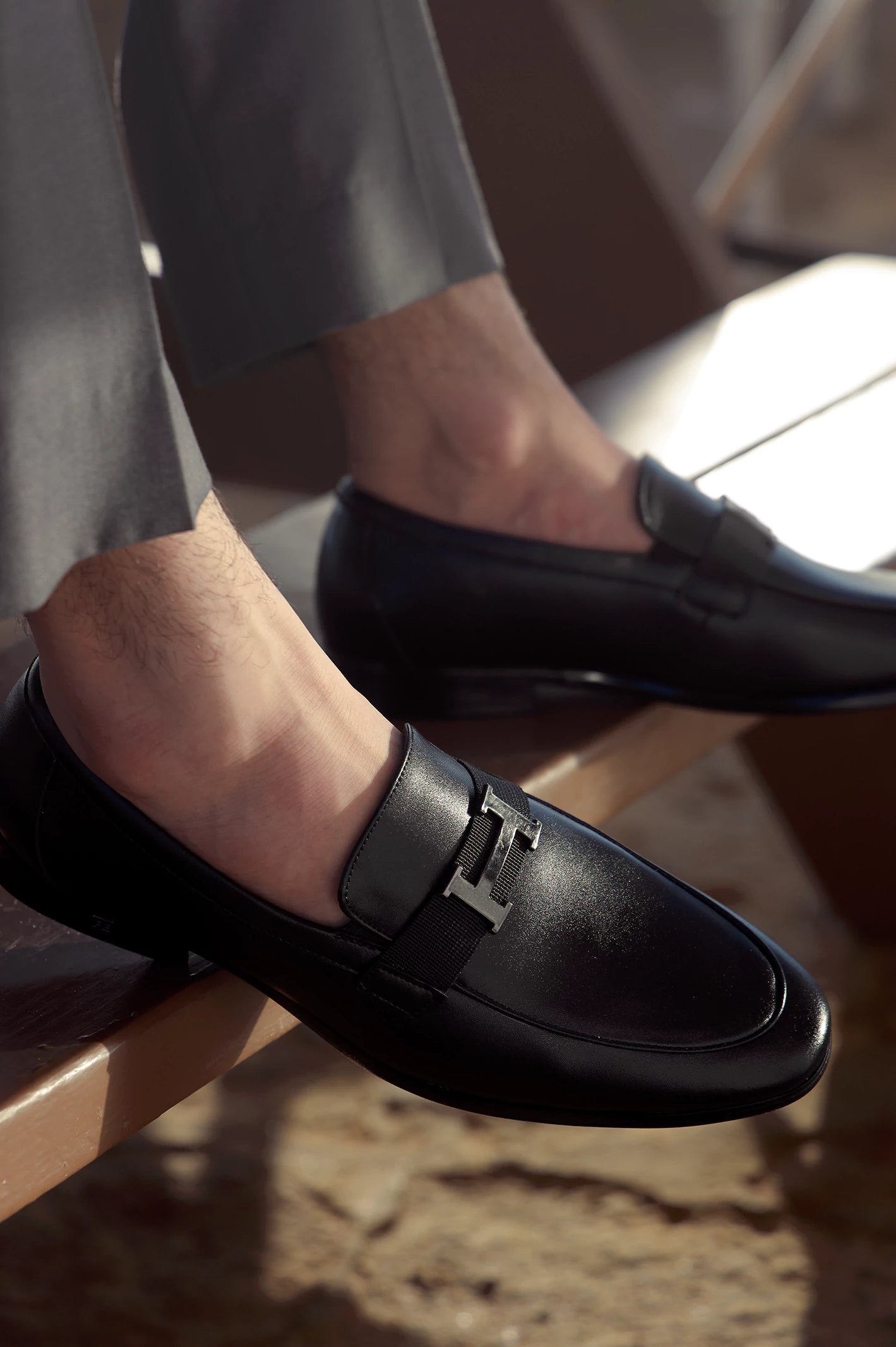 Black Men Formal Moccassins - Image 3