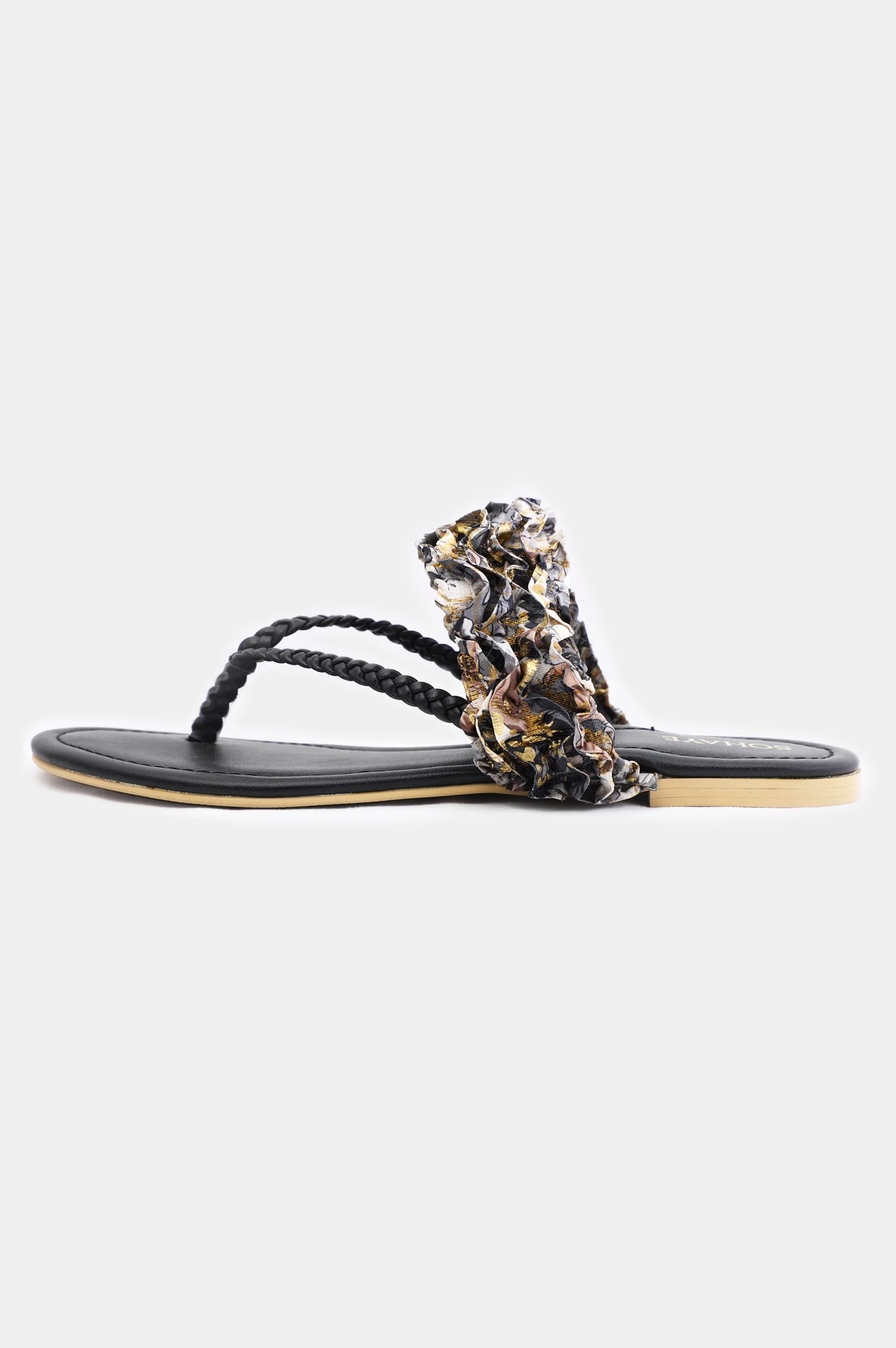 Black Sohaye Slippers for Women's - Image 3
