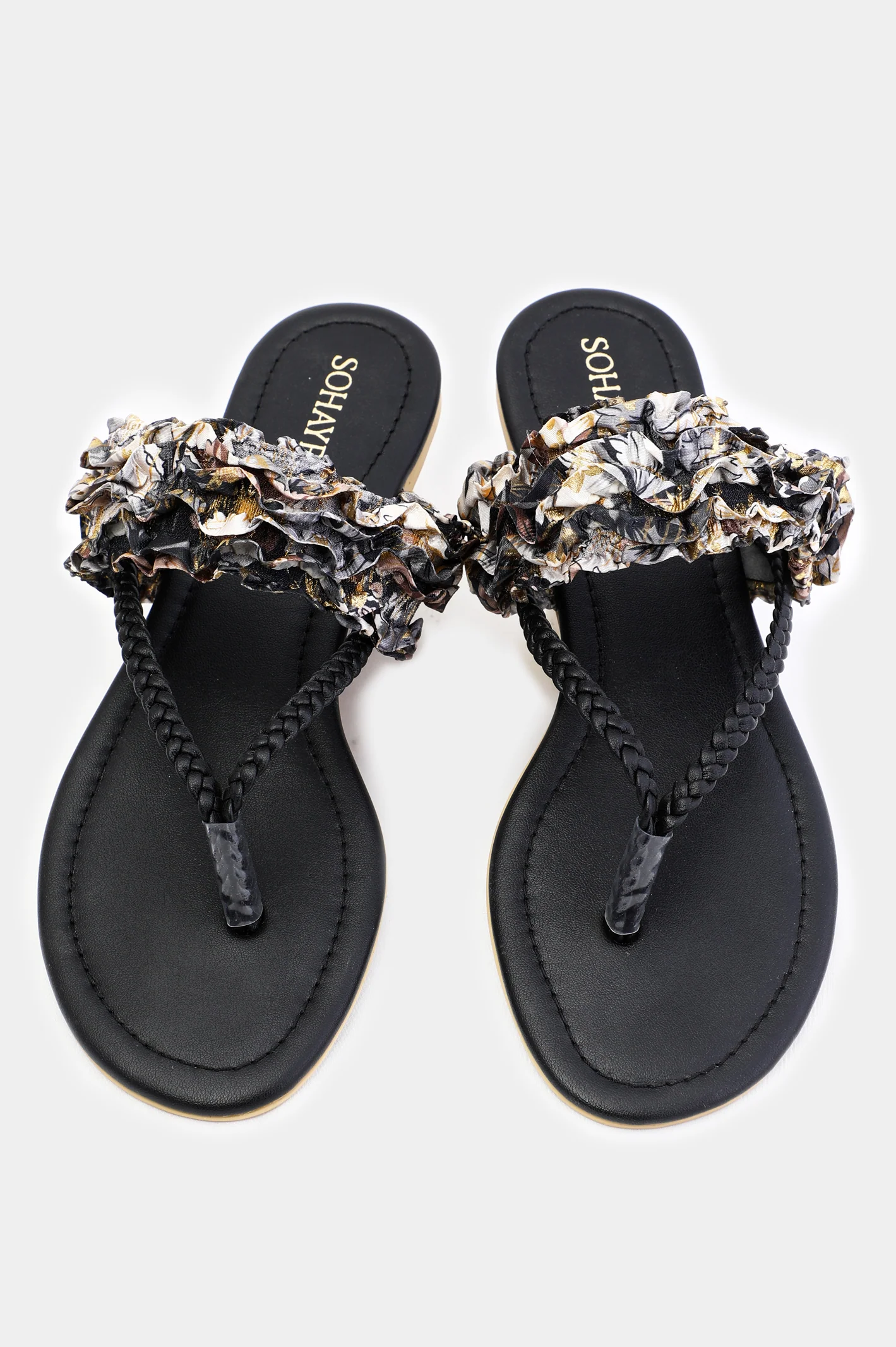 Black Sohaye Slippers for Women's - Image 4