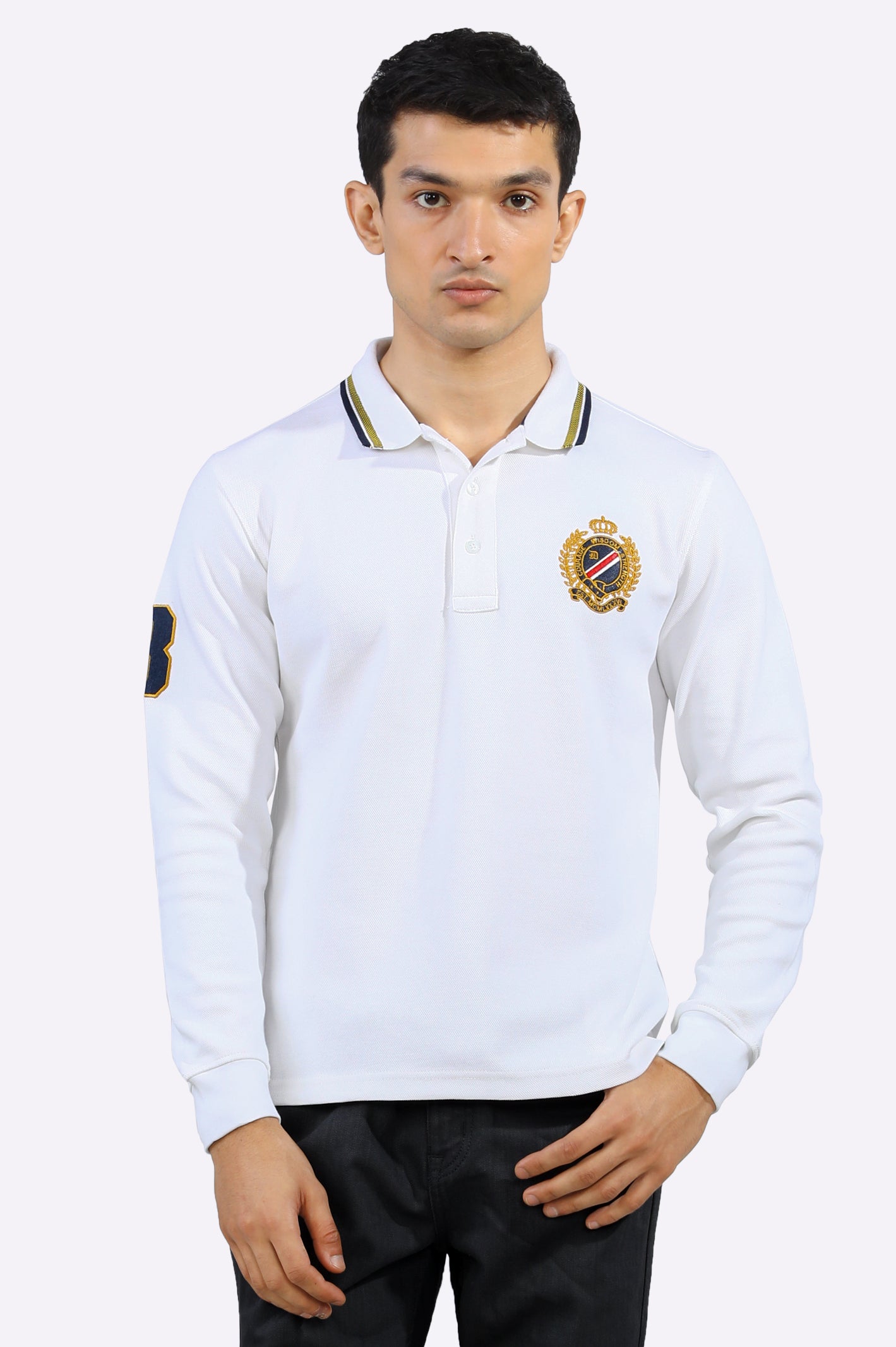 Polo Neck Sweatshirt