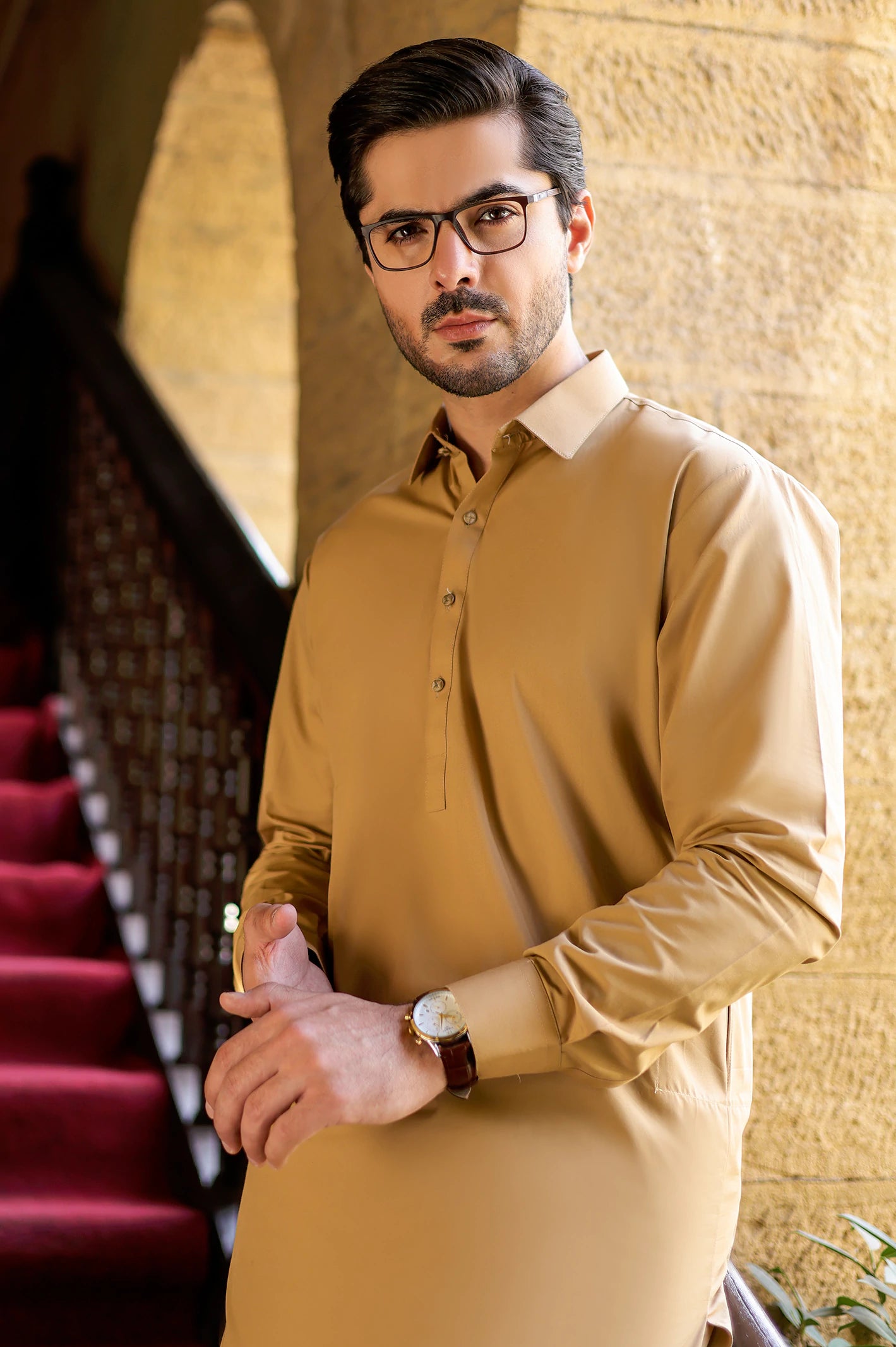 Brown Cotton Fabric - Image 2