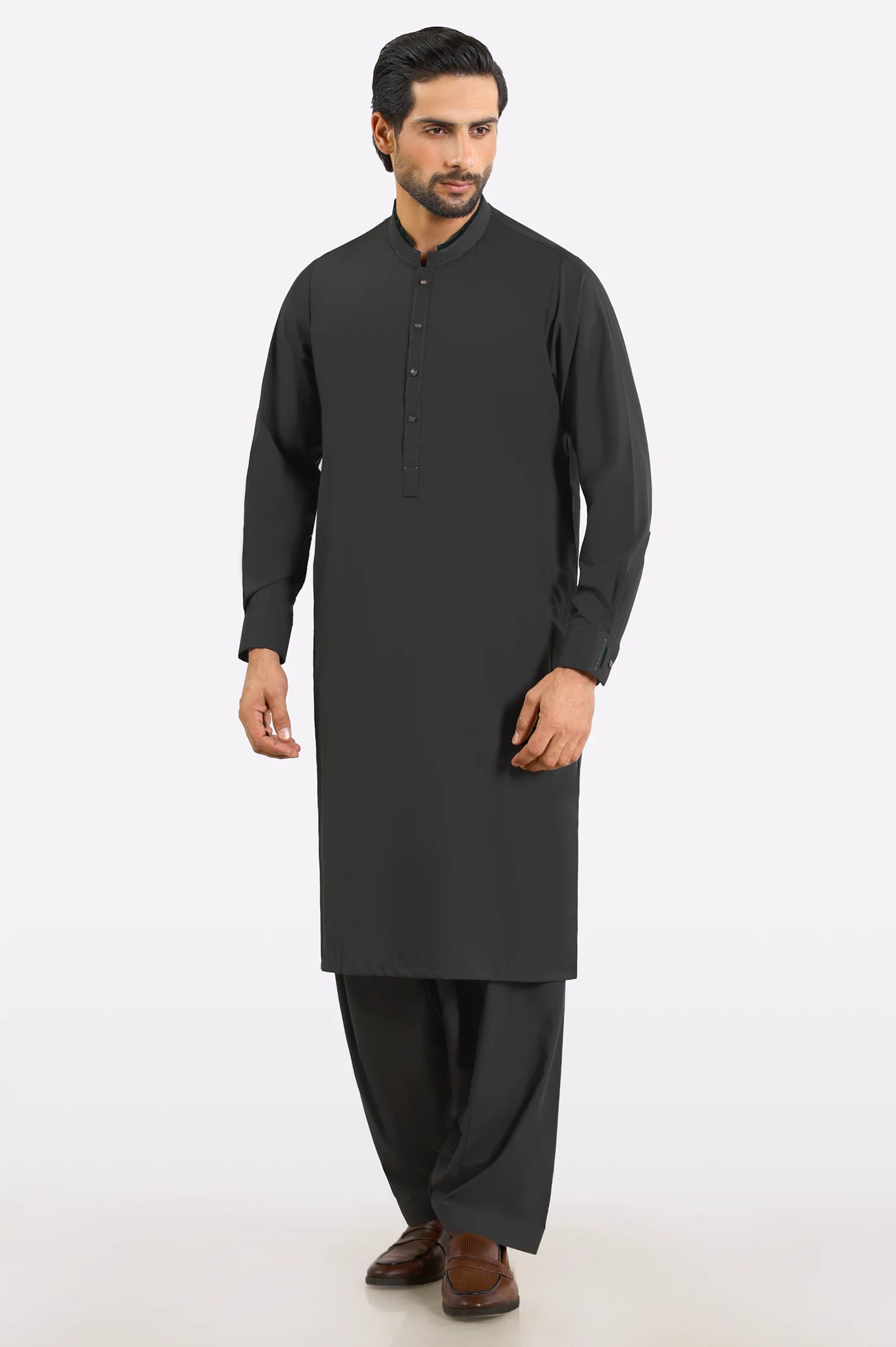 Charcoal Cotton Fabric