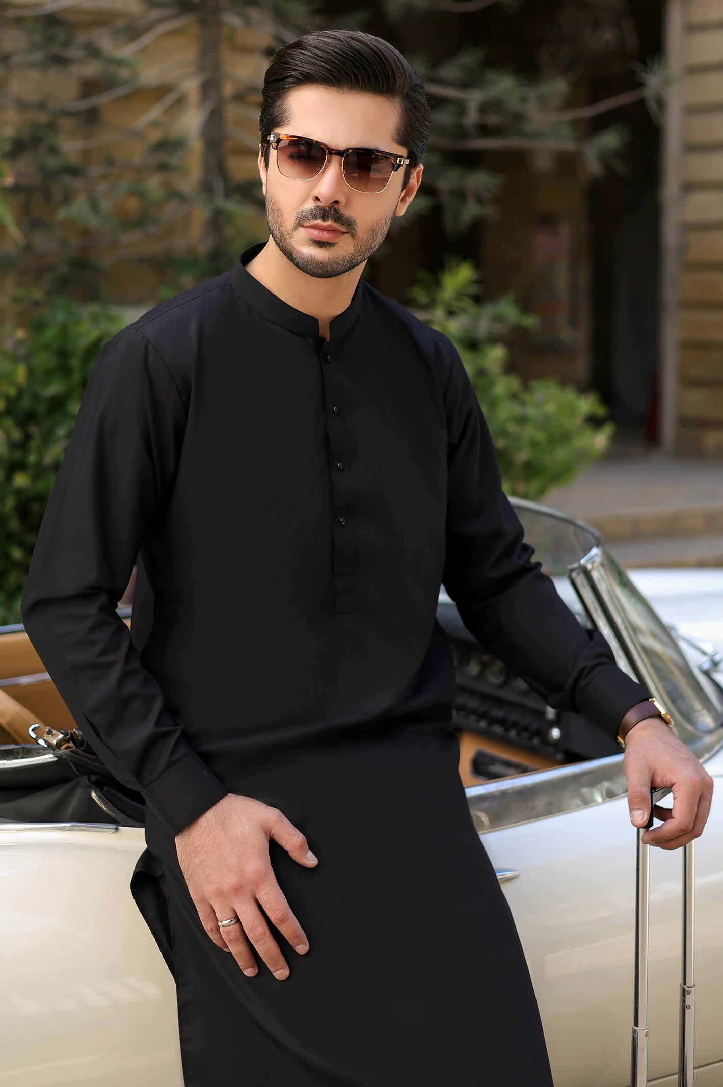 Black 100% Cotton Fabric - Image 4