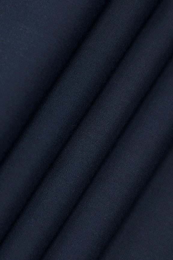 Navy Blue Wash & Wear Fabric
