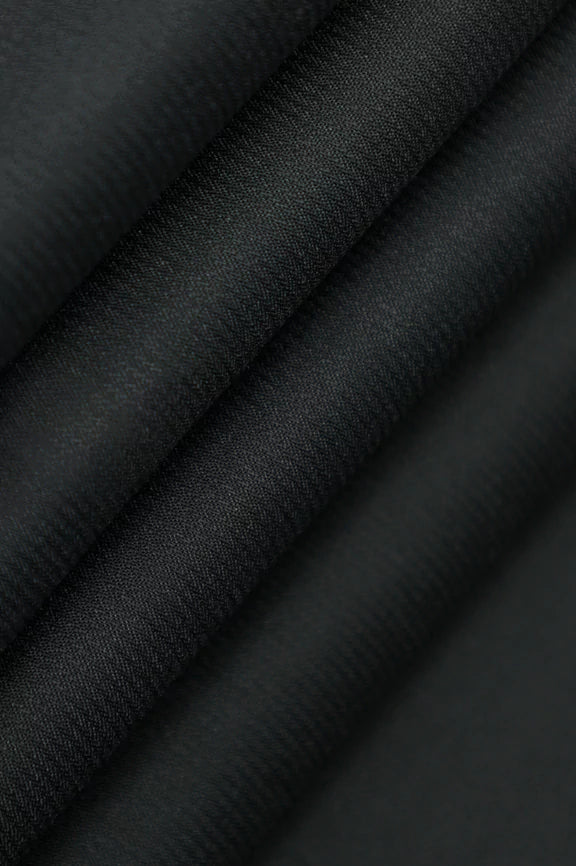 Black Wash & Wear Fabric