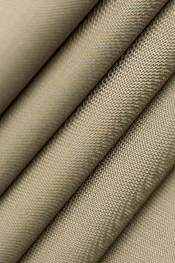 Coffee Brown Wash & Wear Fabric