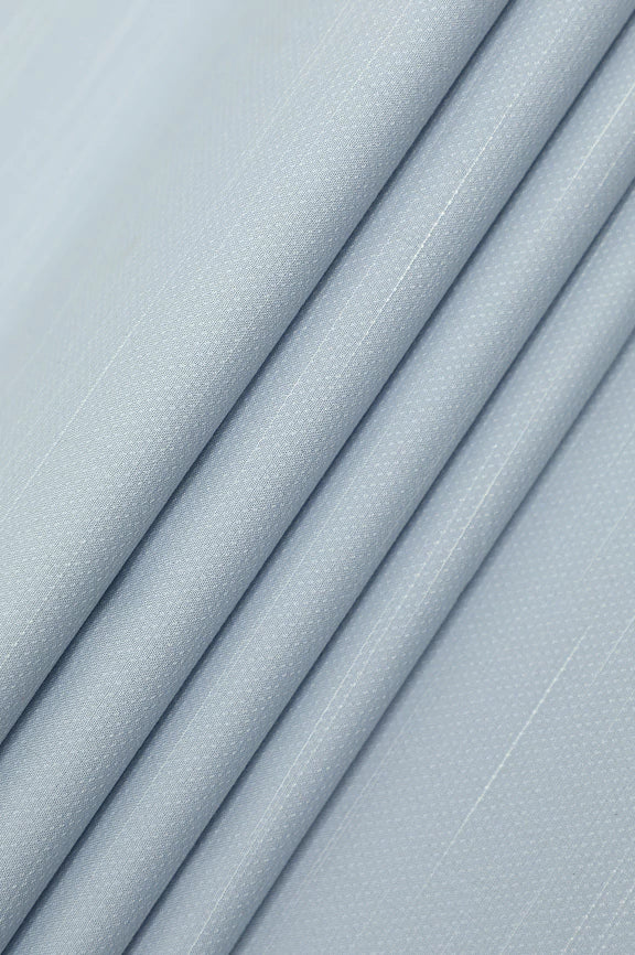 Ice Blue Wash & Wear Fabric