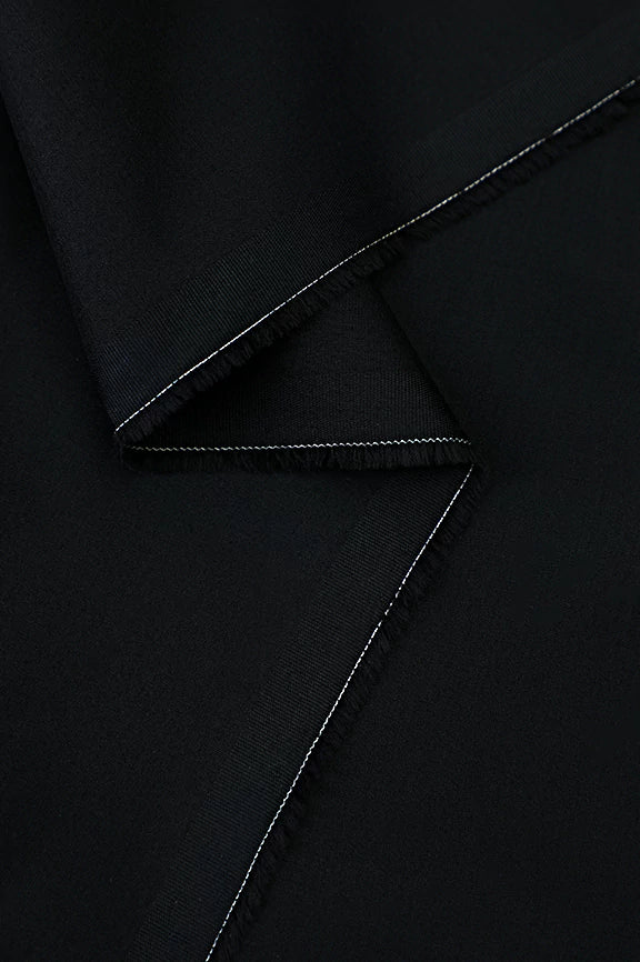 Black Wash & Wear Fabric